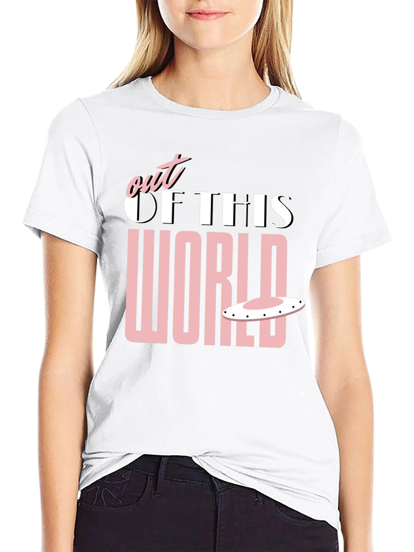 Out of This World Black Graphic T-Shirt