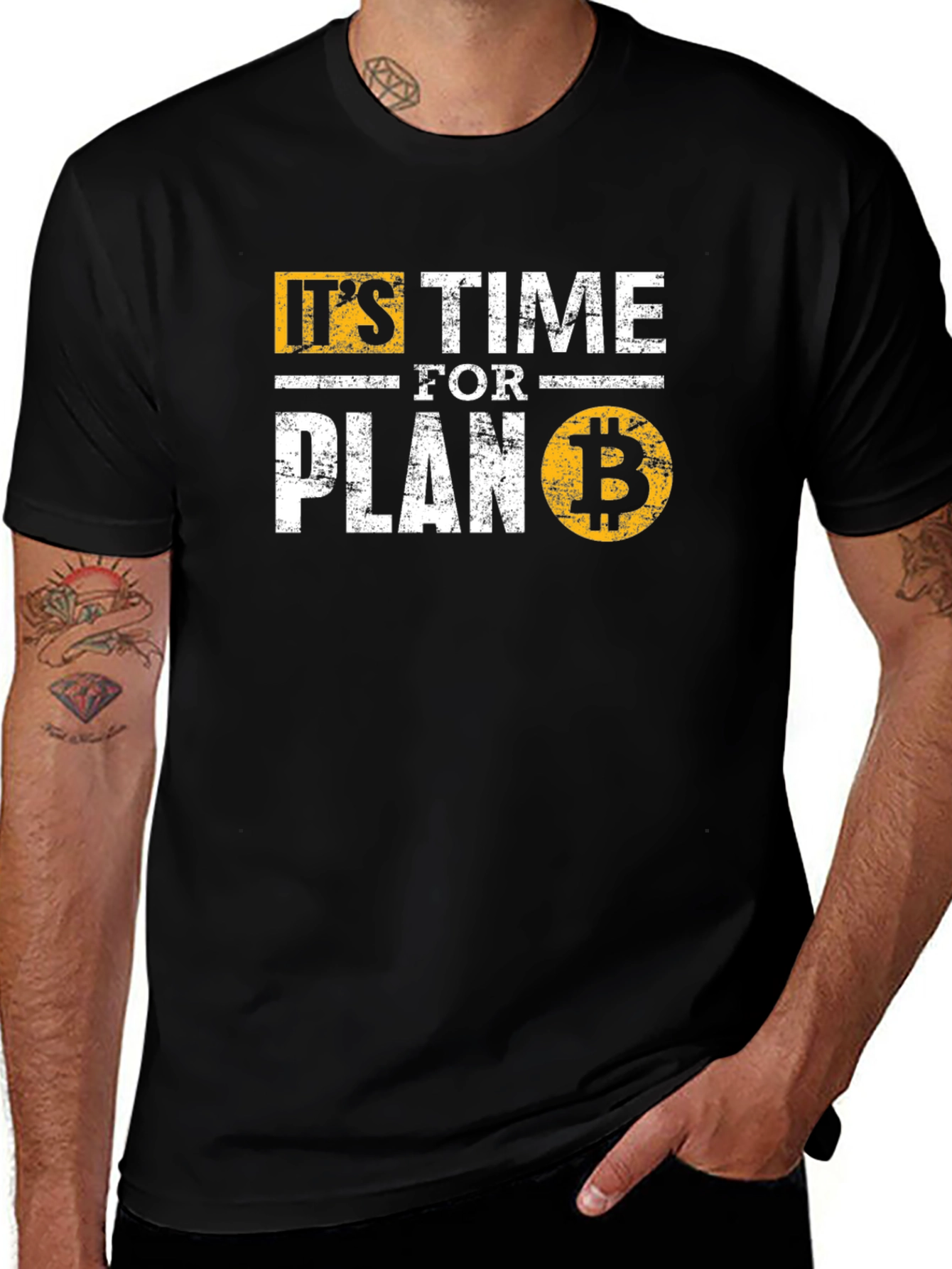 Its Time for Plan B Bitcoin Crypto T-Shirt