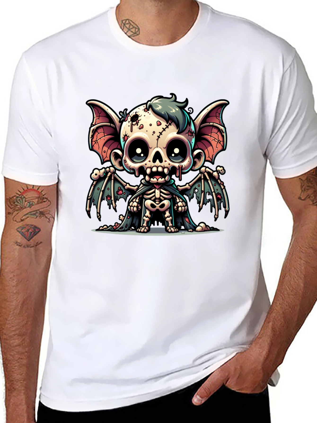 Cute Vampire Cartoon T-Shirt
