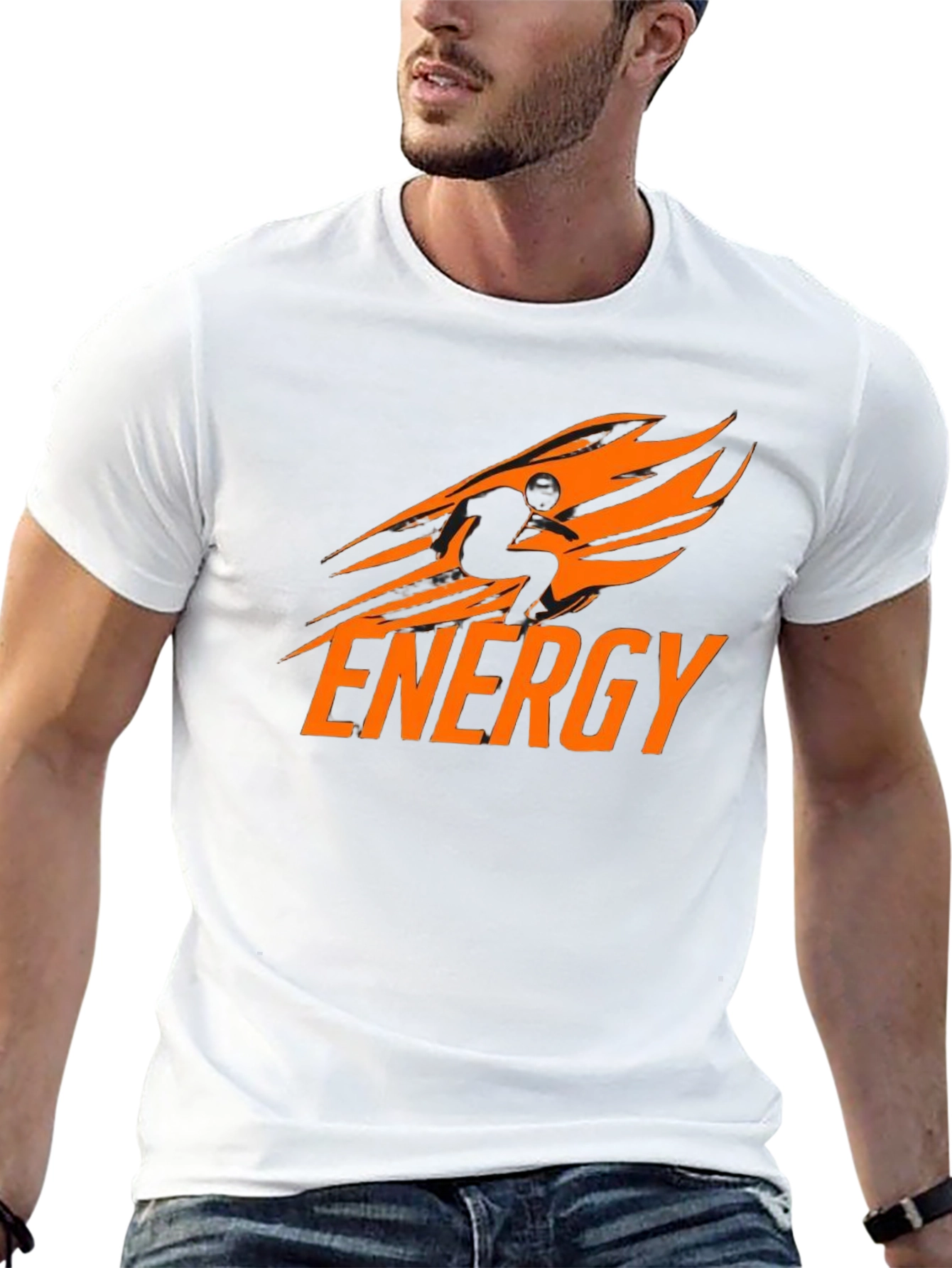 Energy Graphic Tee - Black