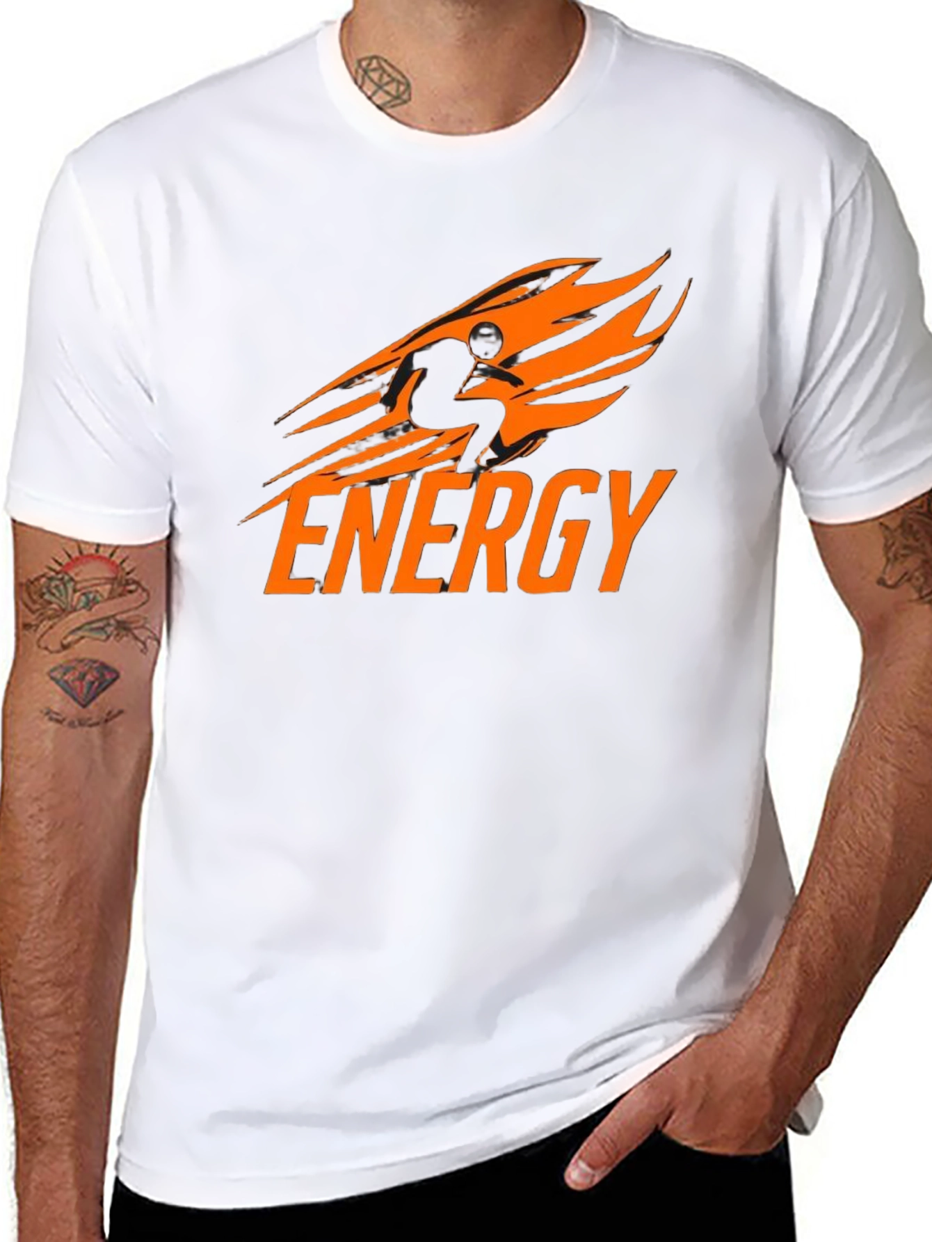 Energy Graphic Tee - Black