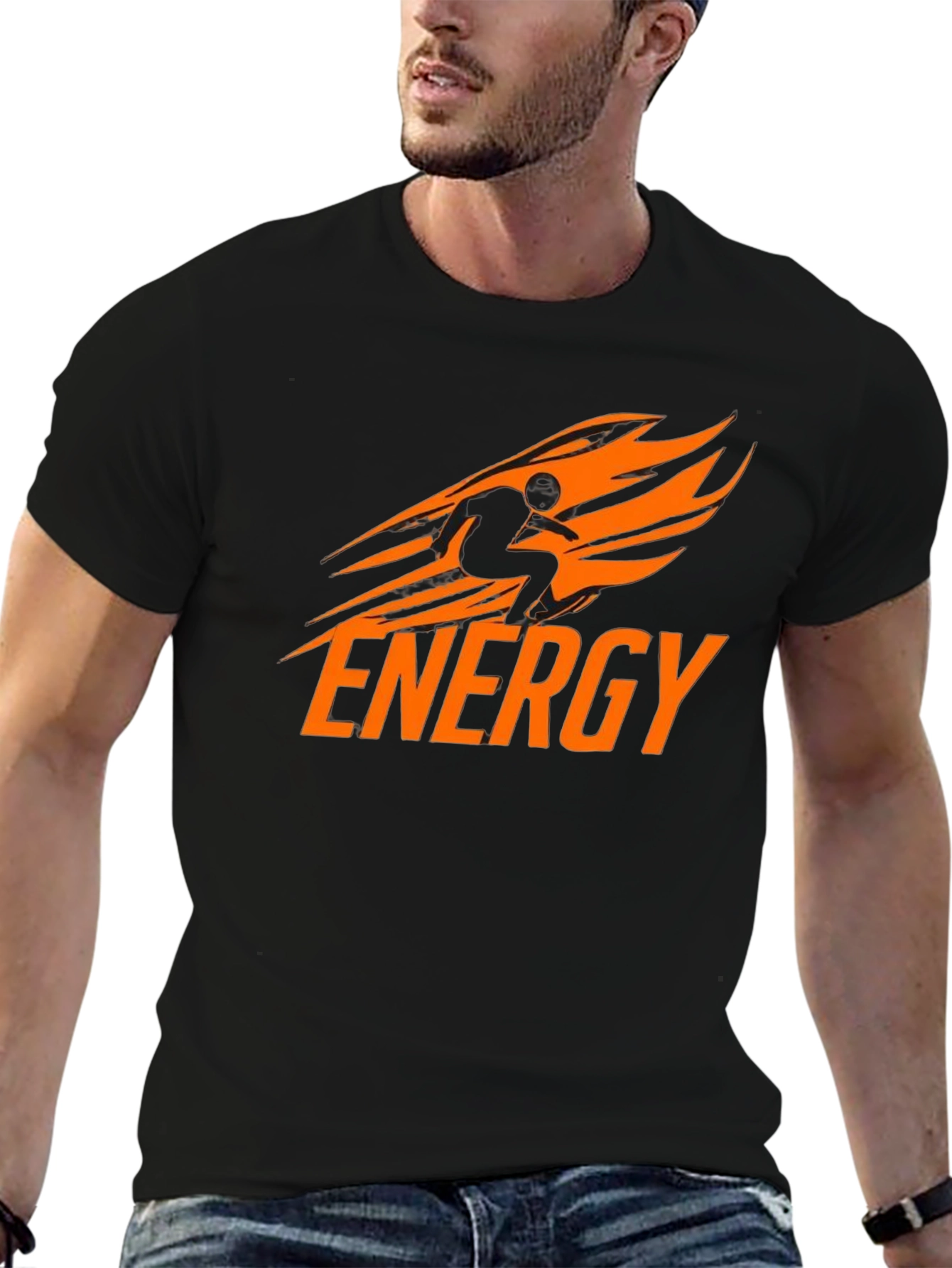 Energy Graphic Tee - Black