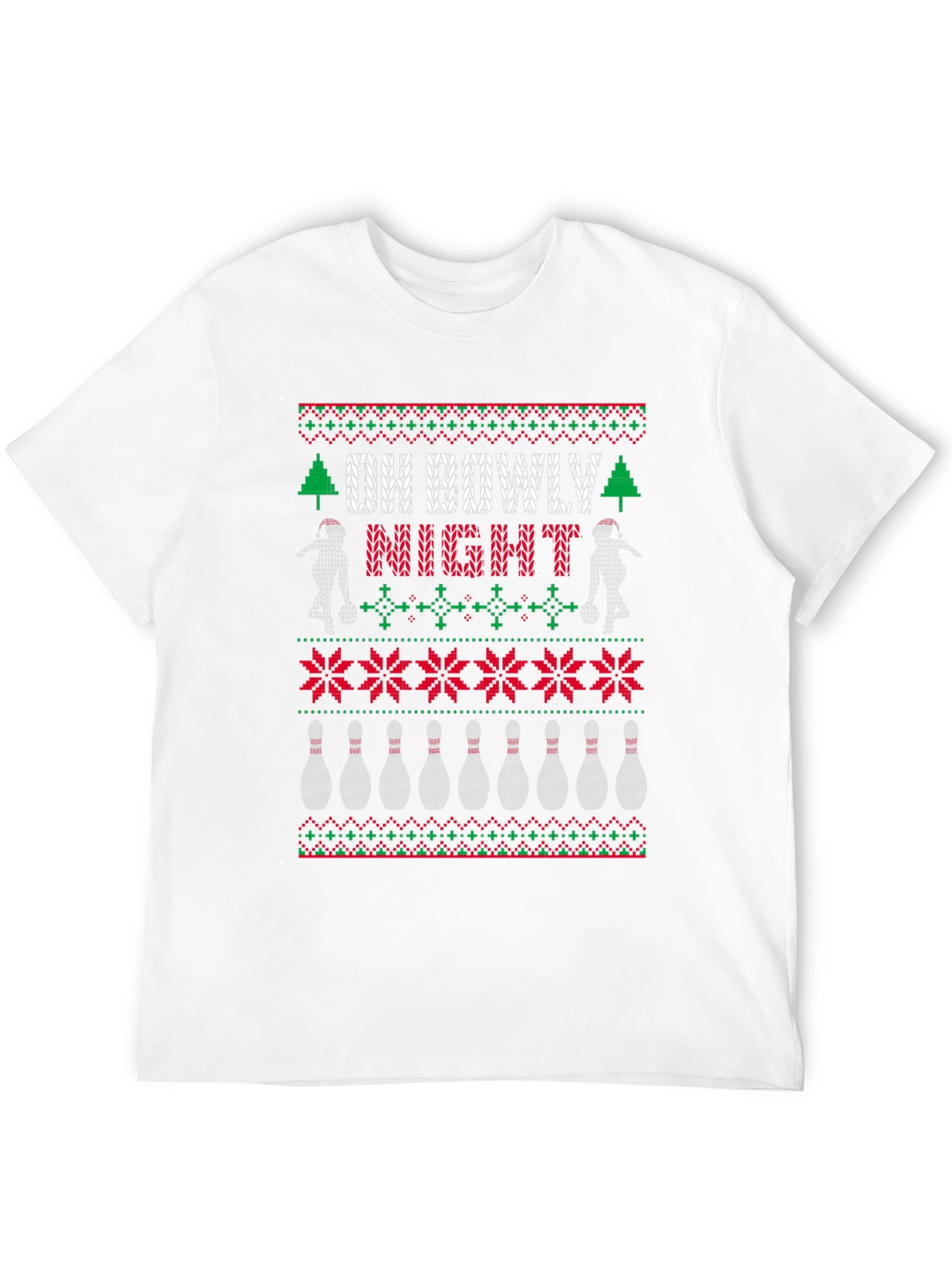 Bowling Ugly Christmas Sweater T-Shirt