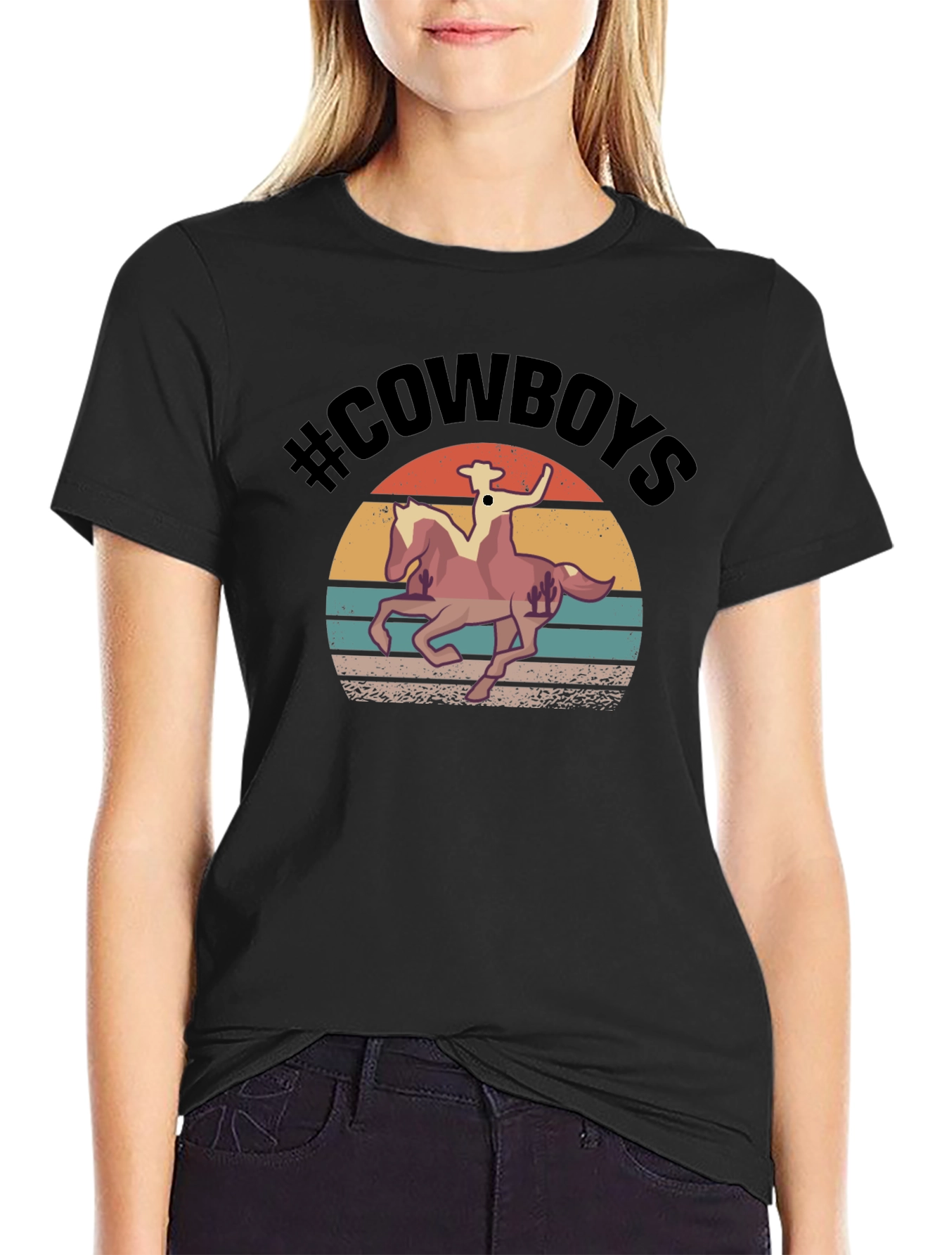 Retro Cowboys Graphic Tee