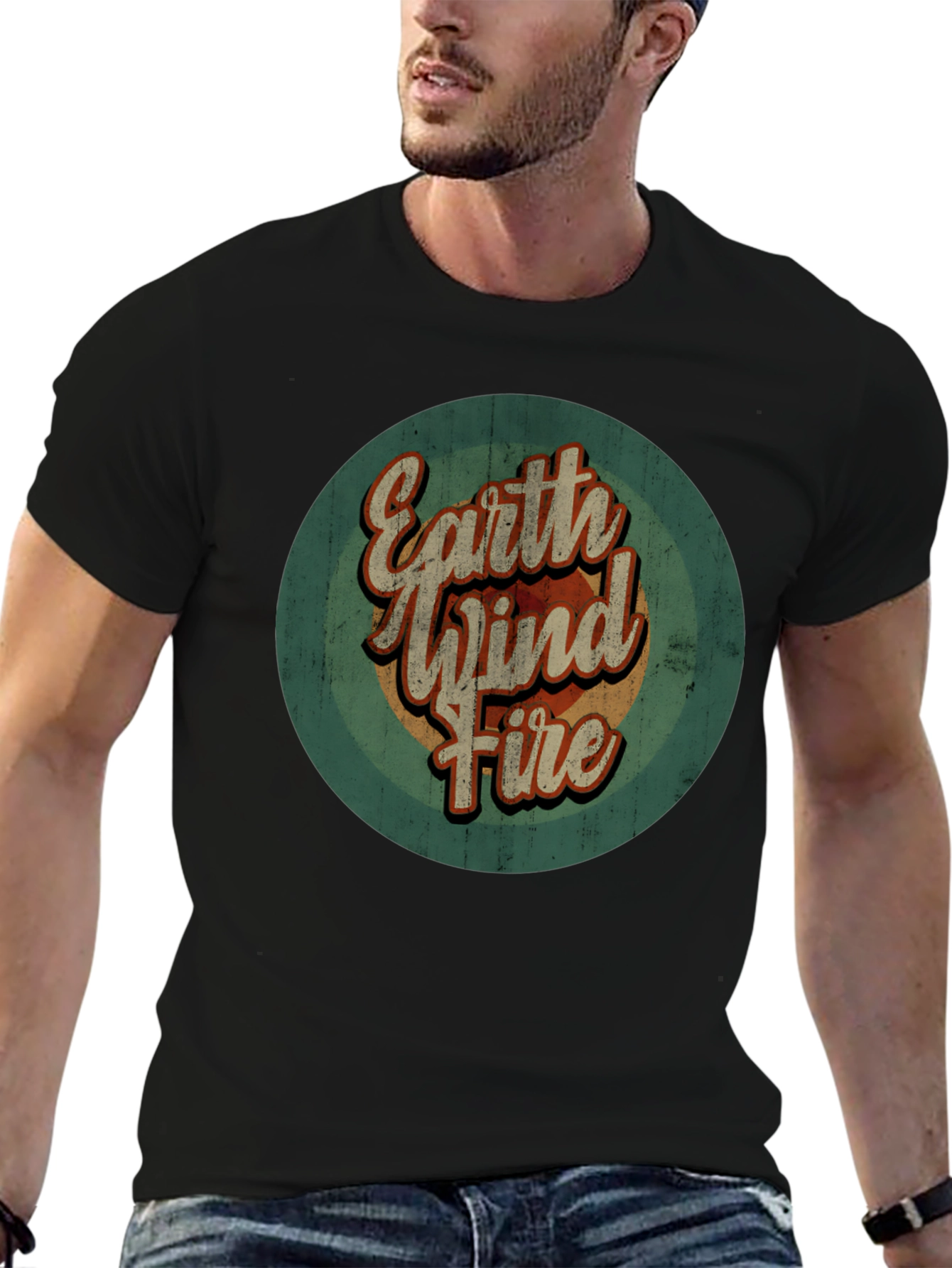 Earth Wind Fire Retro Graphic T-Shirt
