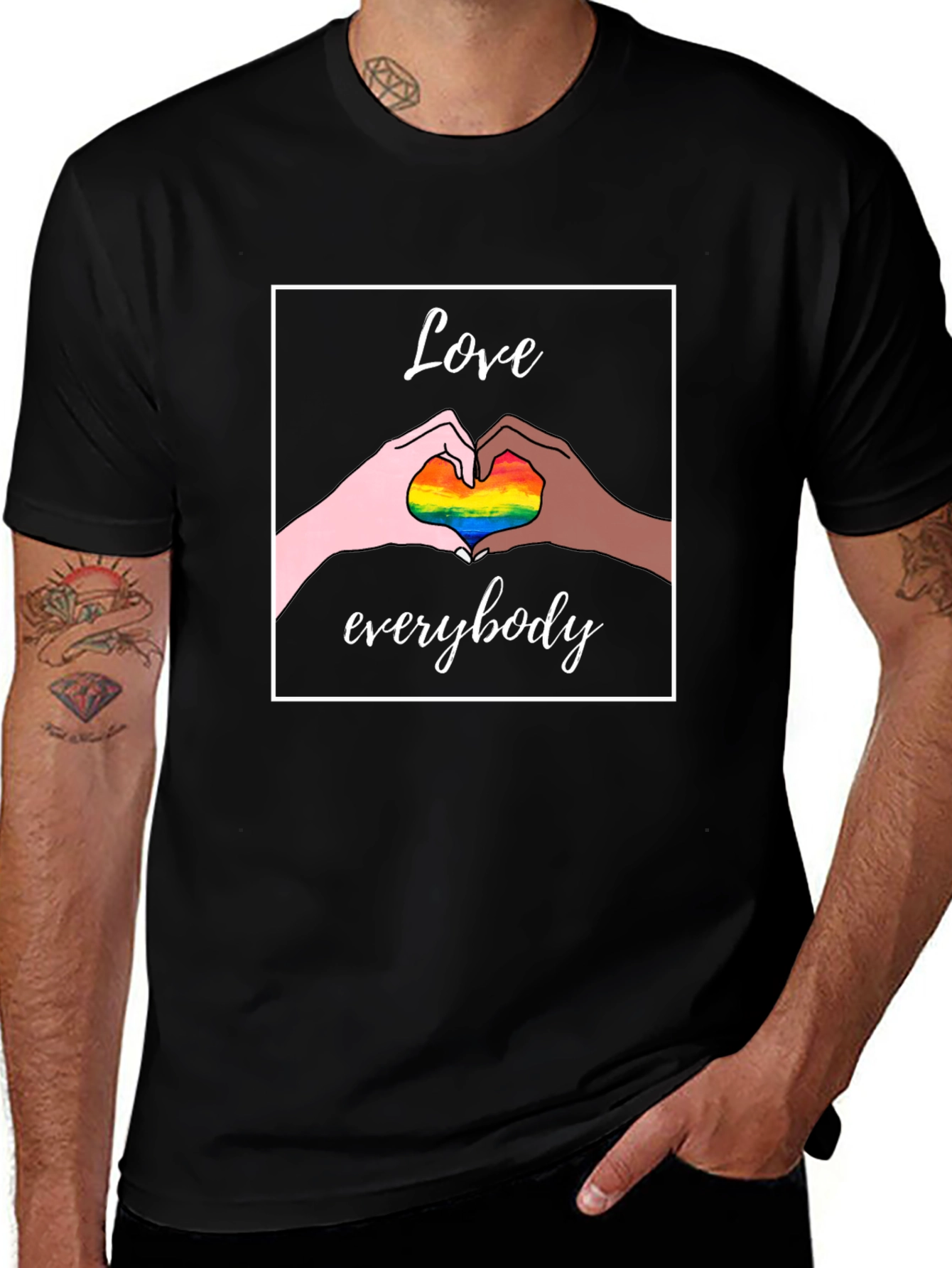 Love Everybody LGBTQ+ Pride T-Shirt