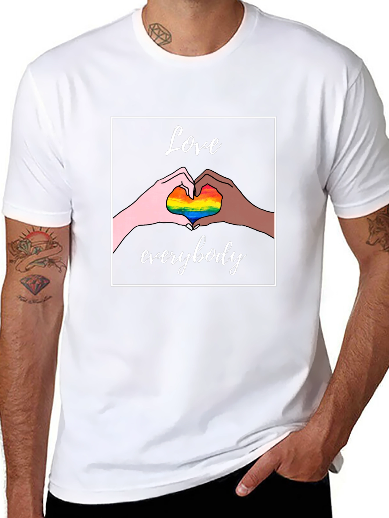 Love Everybody LGBTQ+ Pride T-Shirt