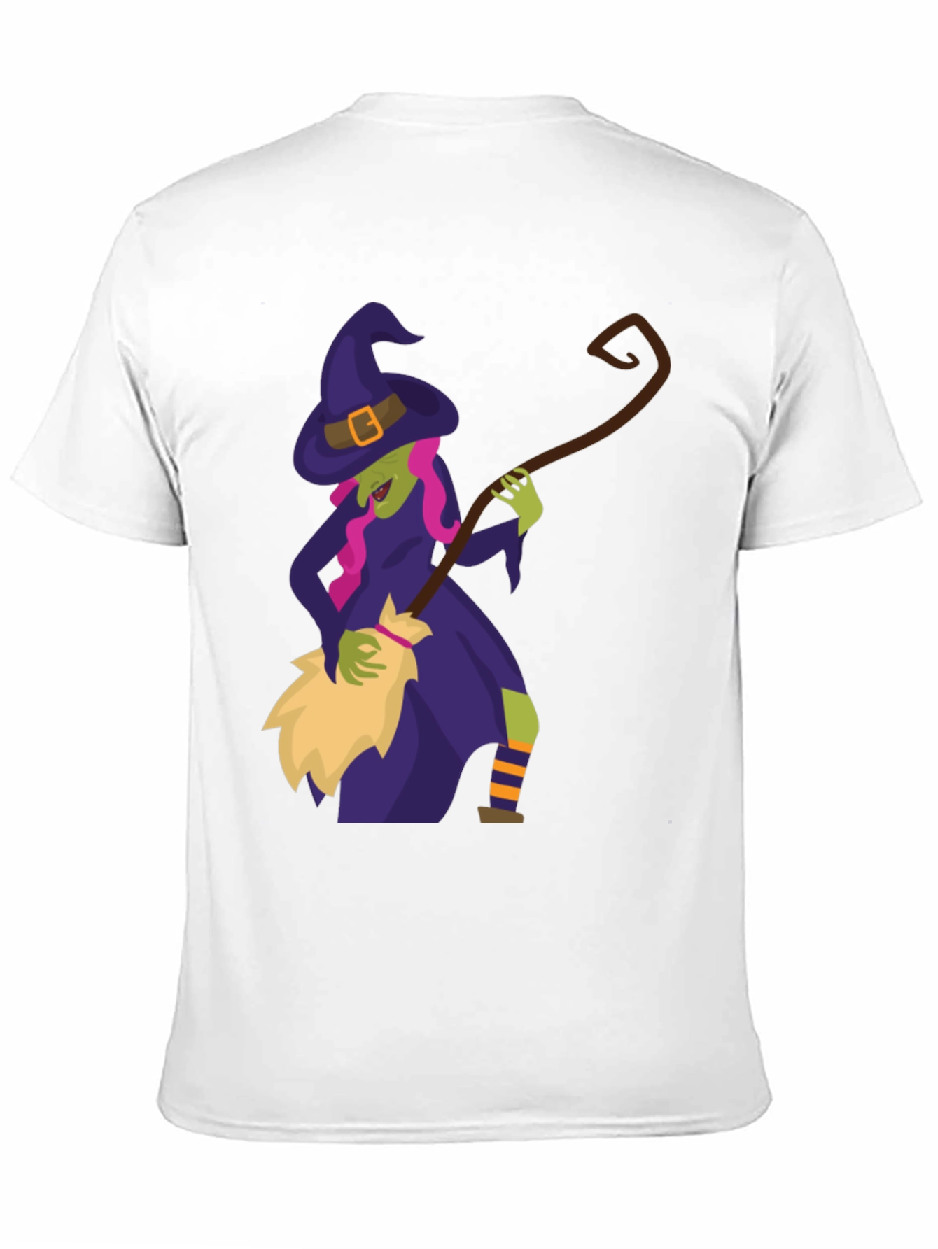 Witch Broomstick Halloween Tee