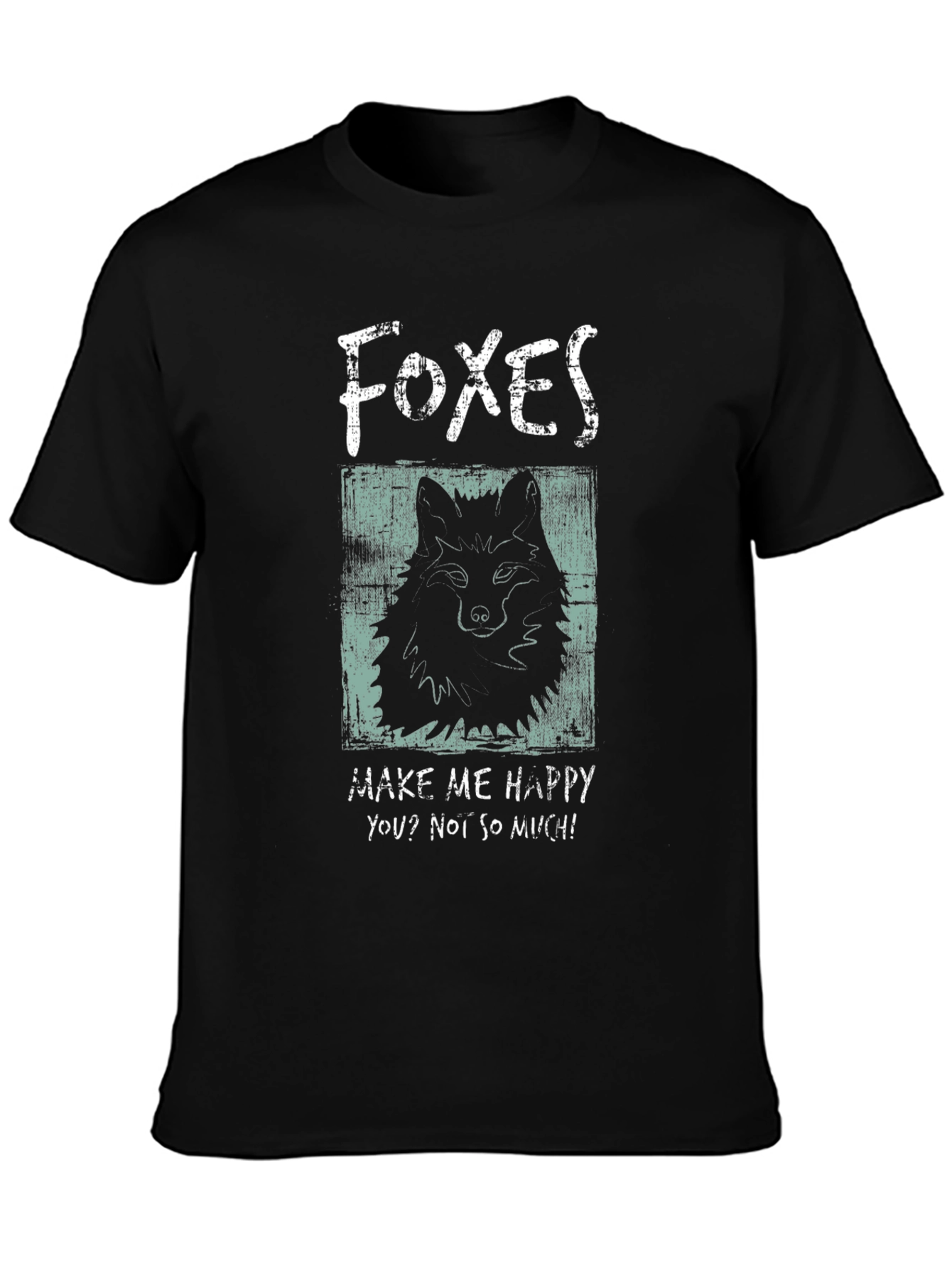 Foxes Graphic T-Shirt - Make Me Happy