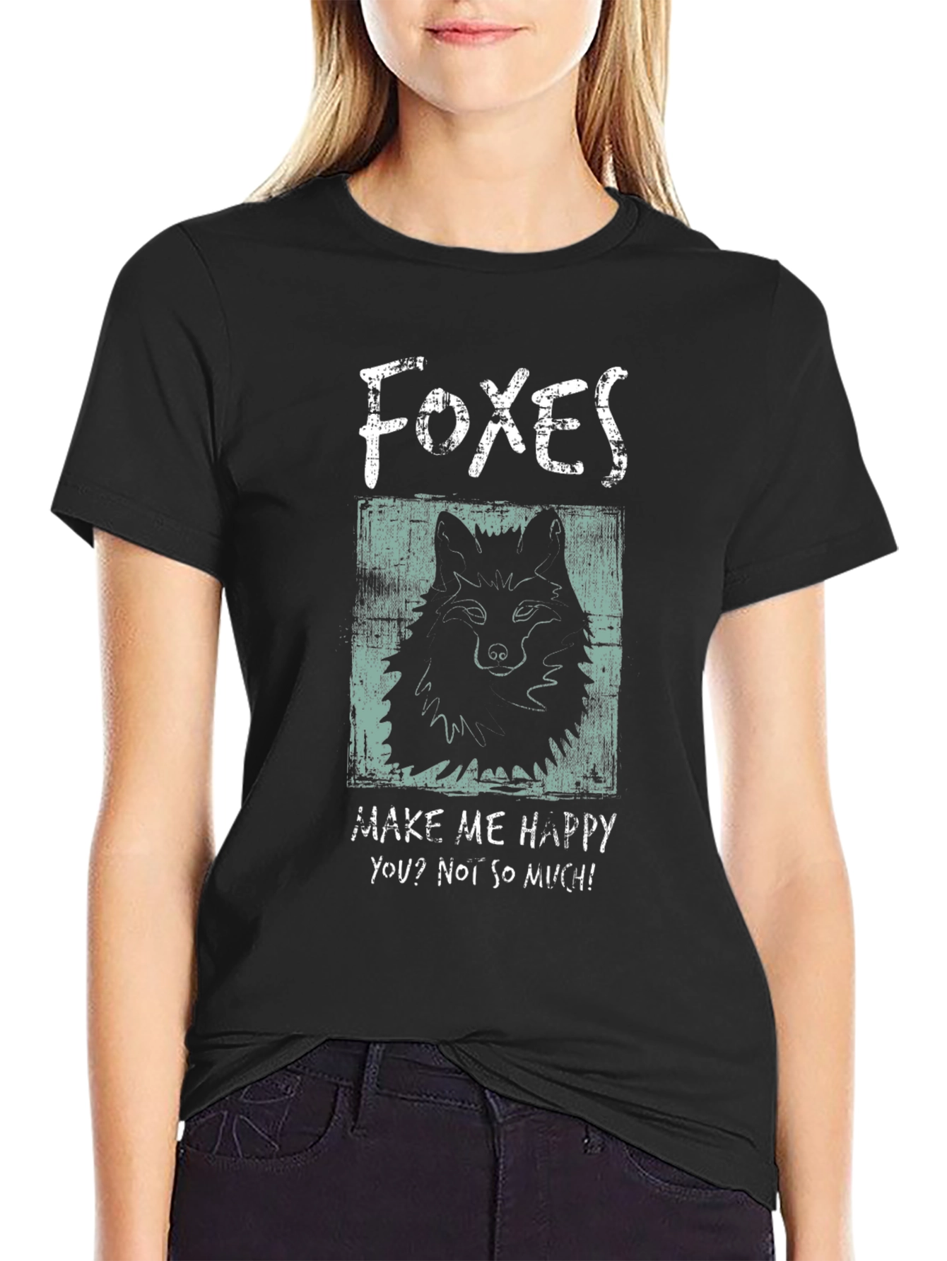 Foxes Graphic T-Shirt - Make Me Happy