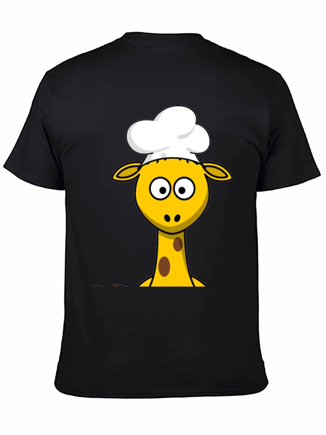 Chef Giraffe T-Shirt - Cartoon Animal Tee