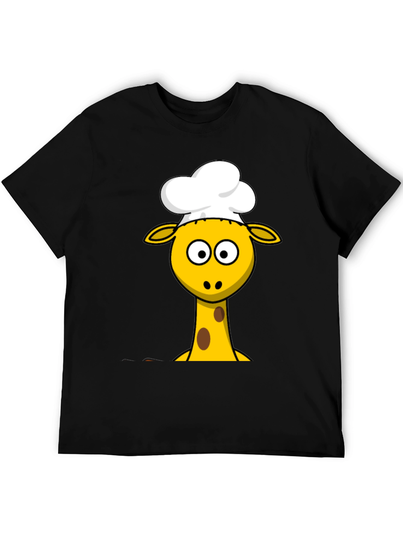 Chef Giraffe T-Shirt - Cartoon Animal Tee