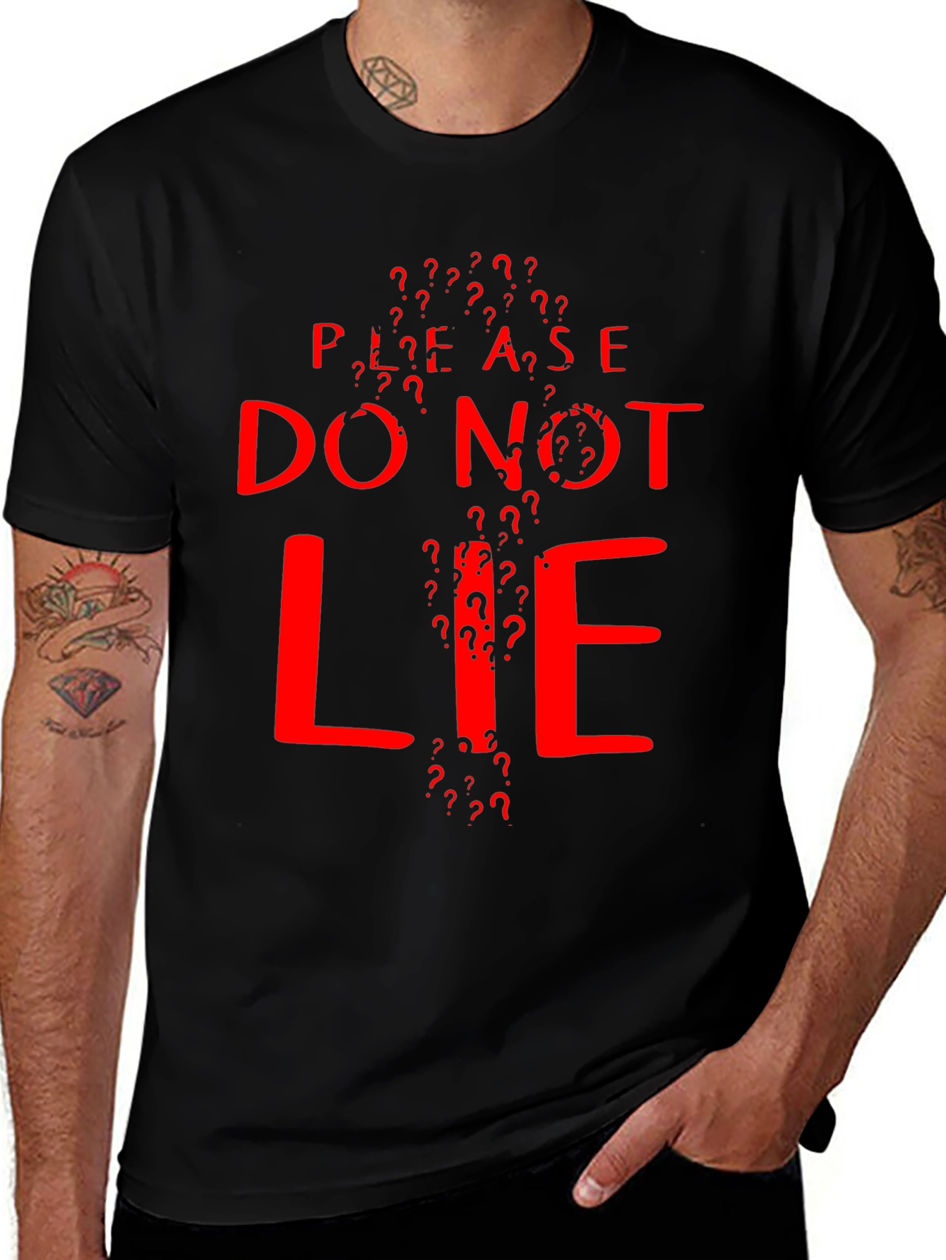 Please Do Not Lie Graphic T-Shirt