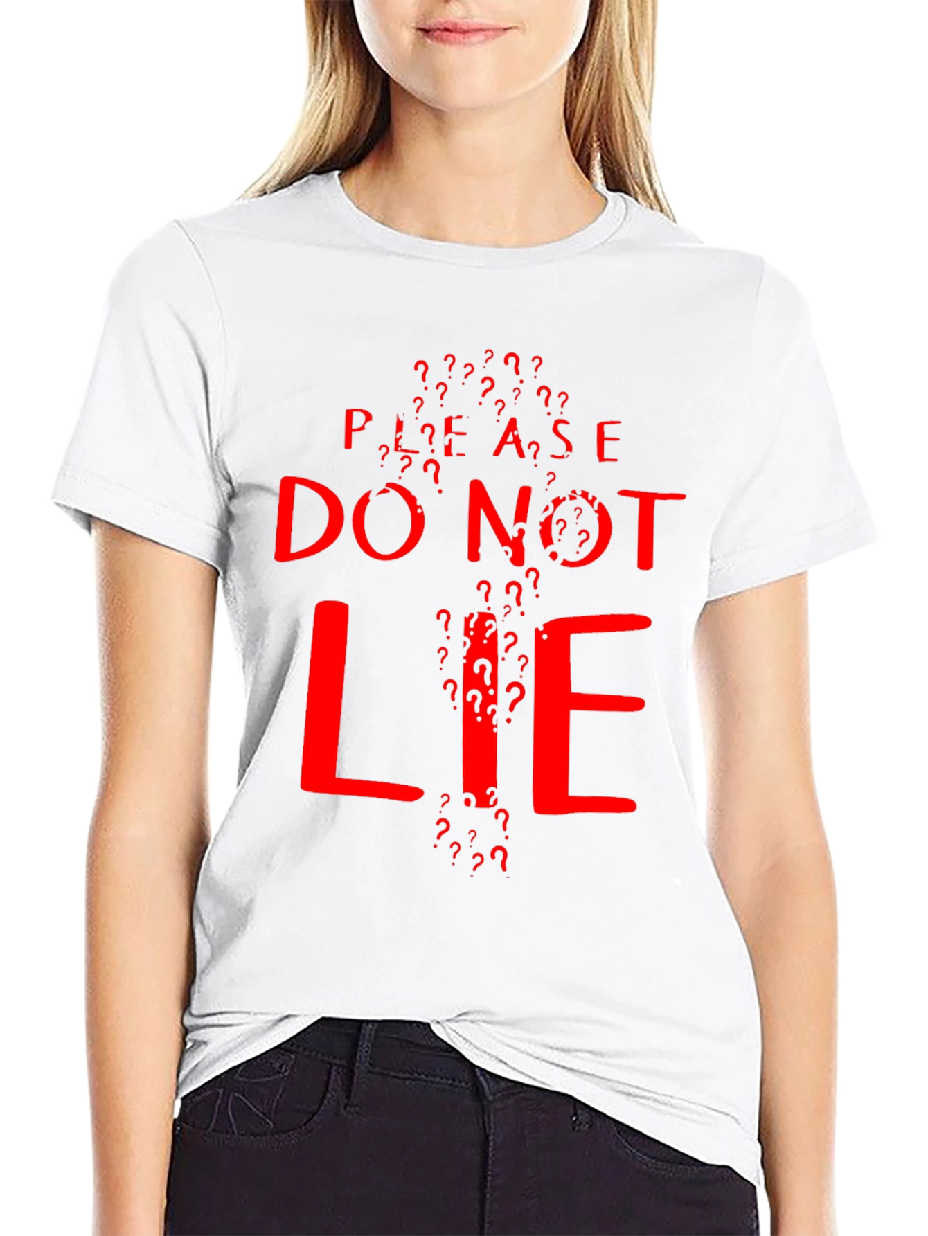 Please Do Not Lie Graphic T-Shirt