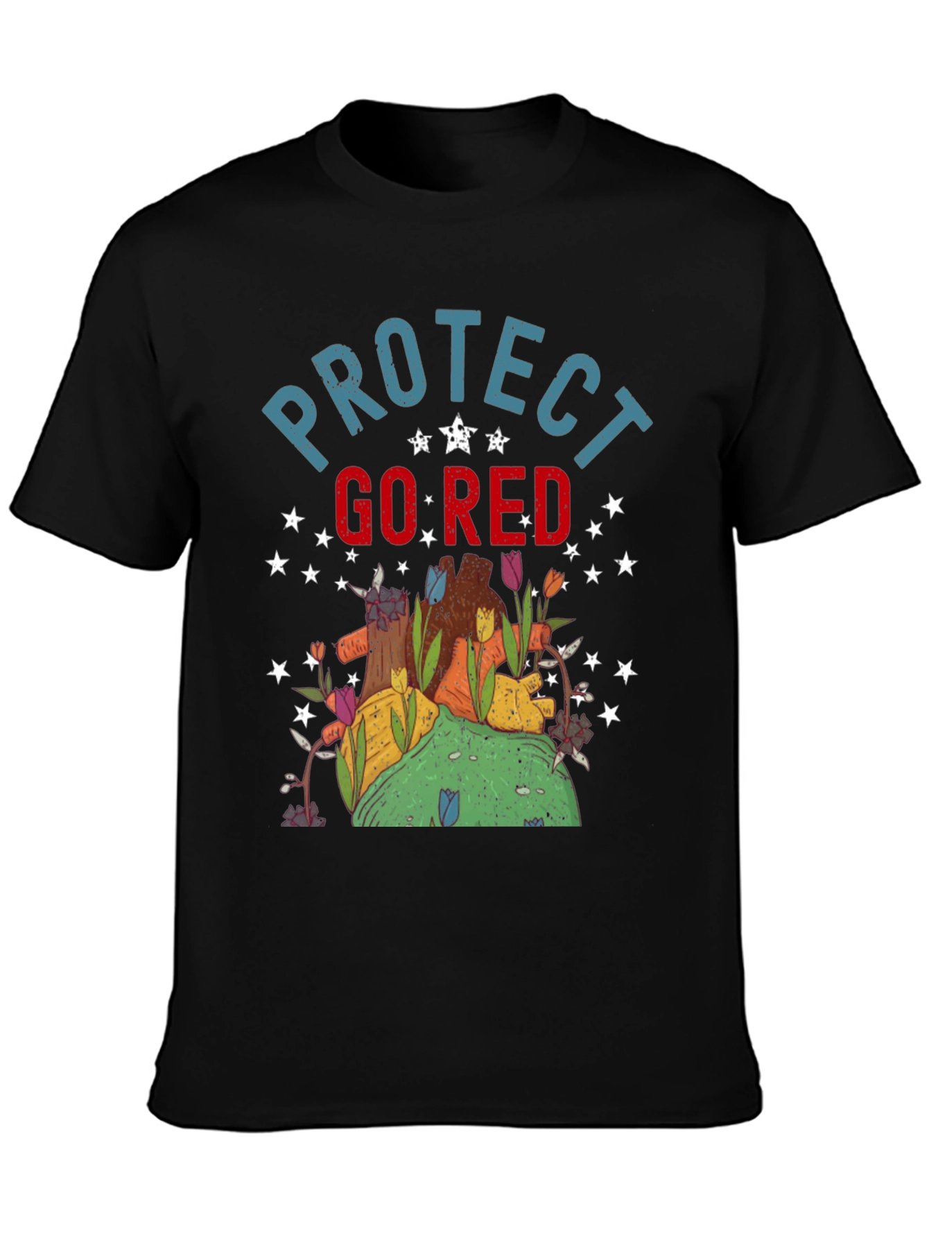 Protect Go Red Graphic Tee