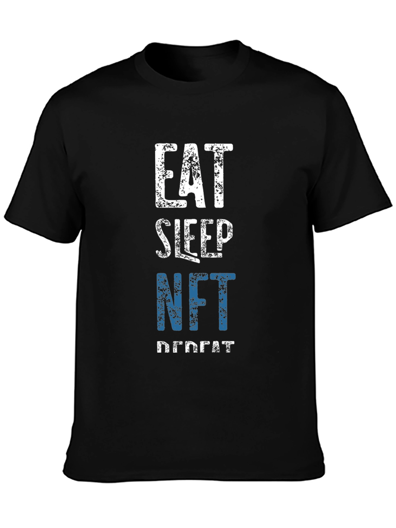 Eat Sleep NFT Repeat Graphic Tee