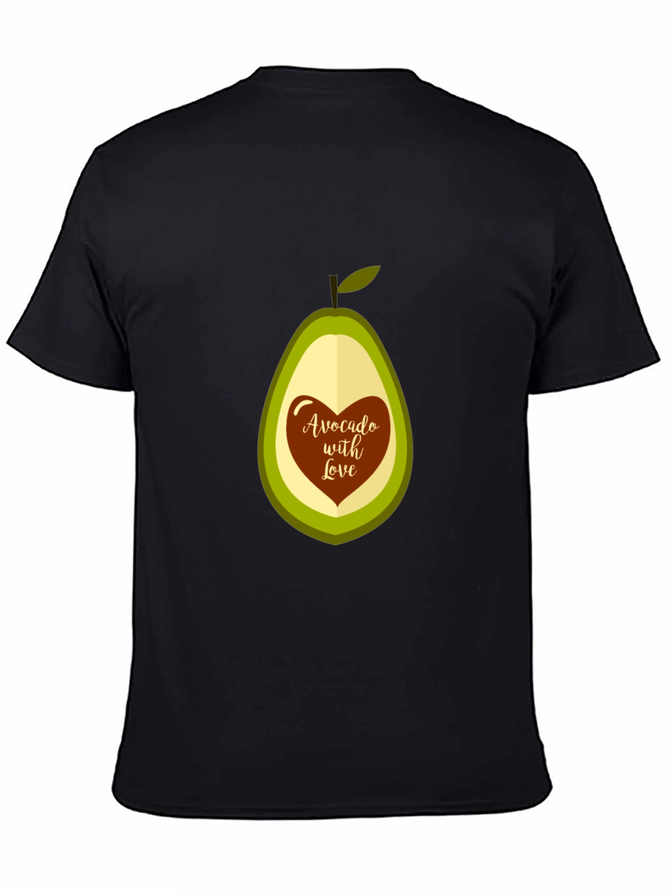 Avocado With Love Graphic T-Shirt - Soft Cotton Tee