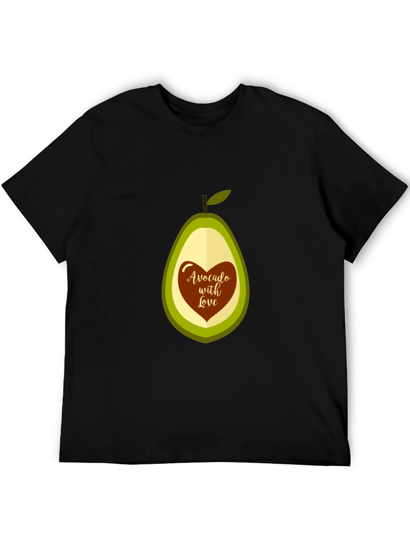 Avocado With Love Graphic T-Shirt - Soft Cotton Tee