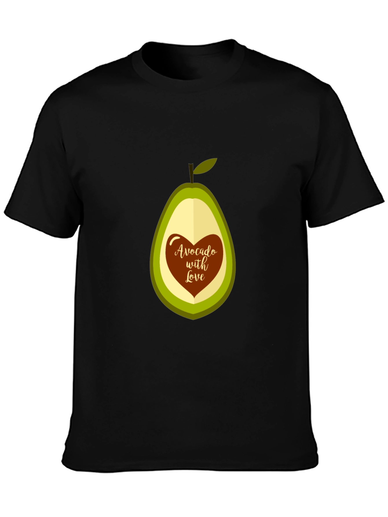 Avocado With Love Graphic T-Shirt - Soft Cotton Tee
