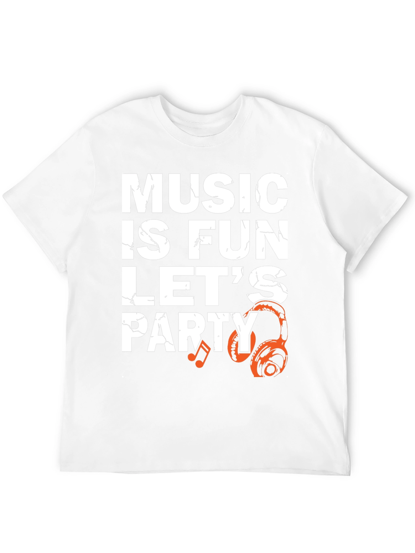 Music is Fun T-Shirt - Party Headphones Graphic Tee