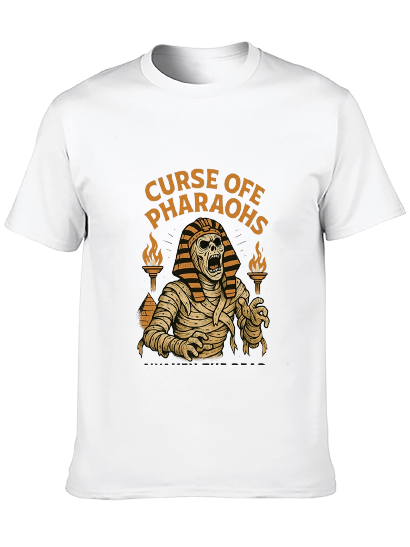 Curse of Pharaohs Graphic T-Shirt - Black
