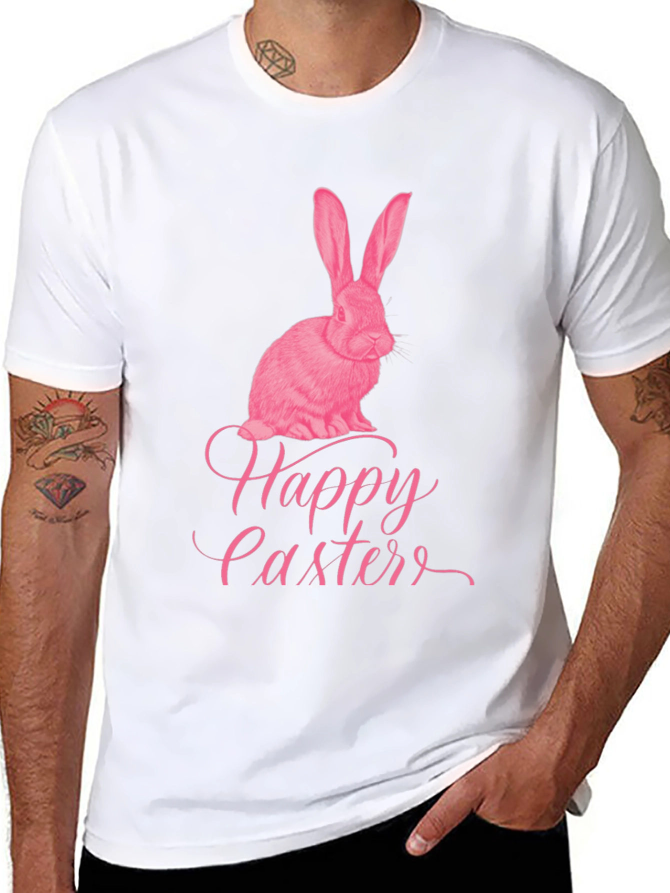 Happy Easter Bunny Graphic T-Shirt