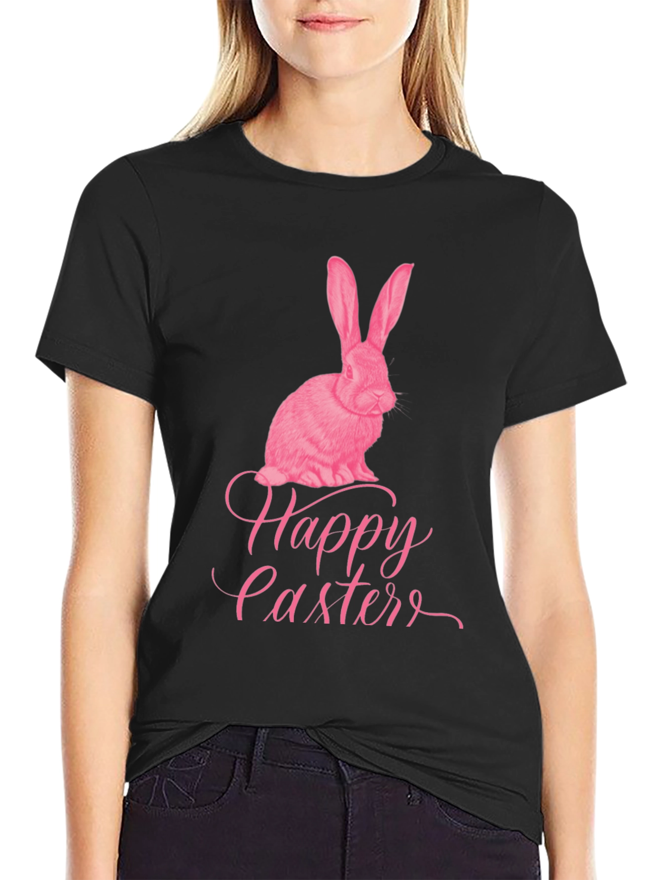 Happy Easter Bunny Graphic T-Shirt