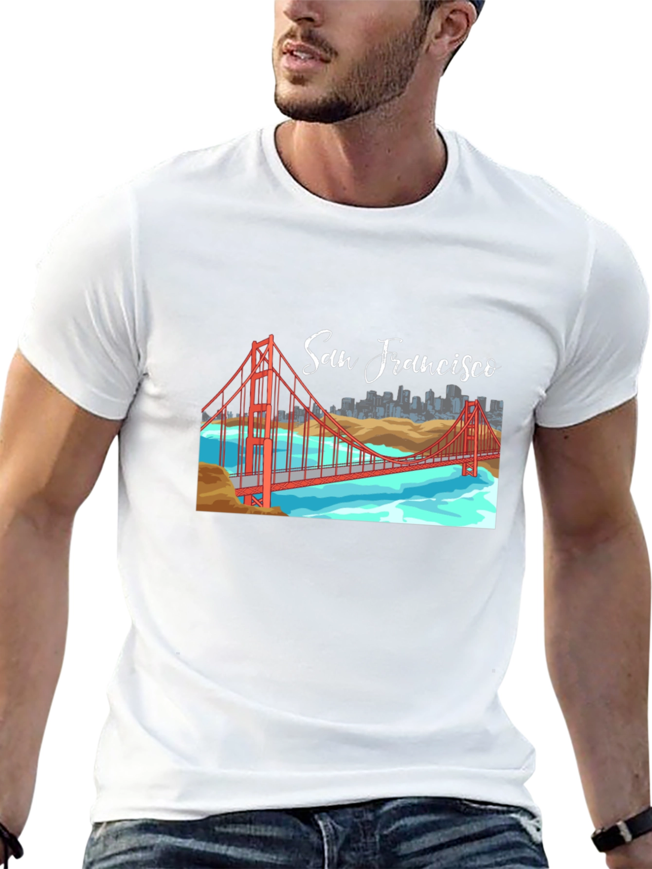 San Francisco Bridge Graphic Tee