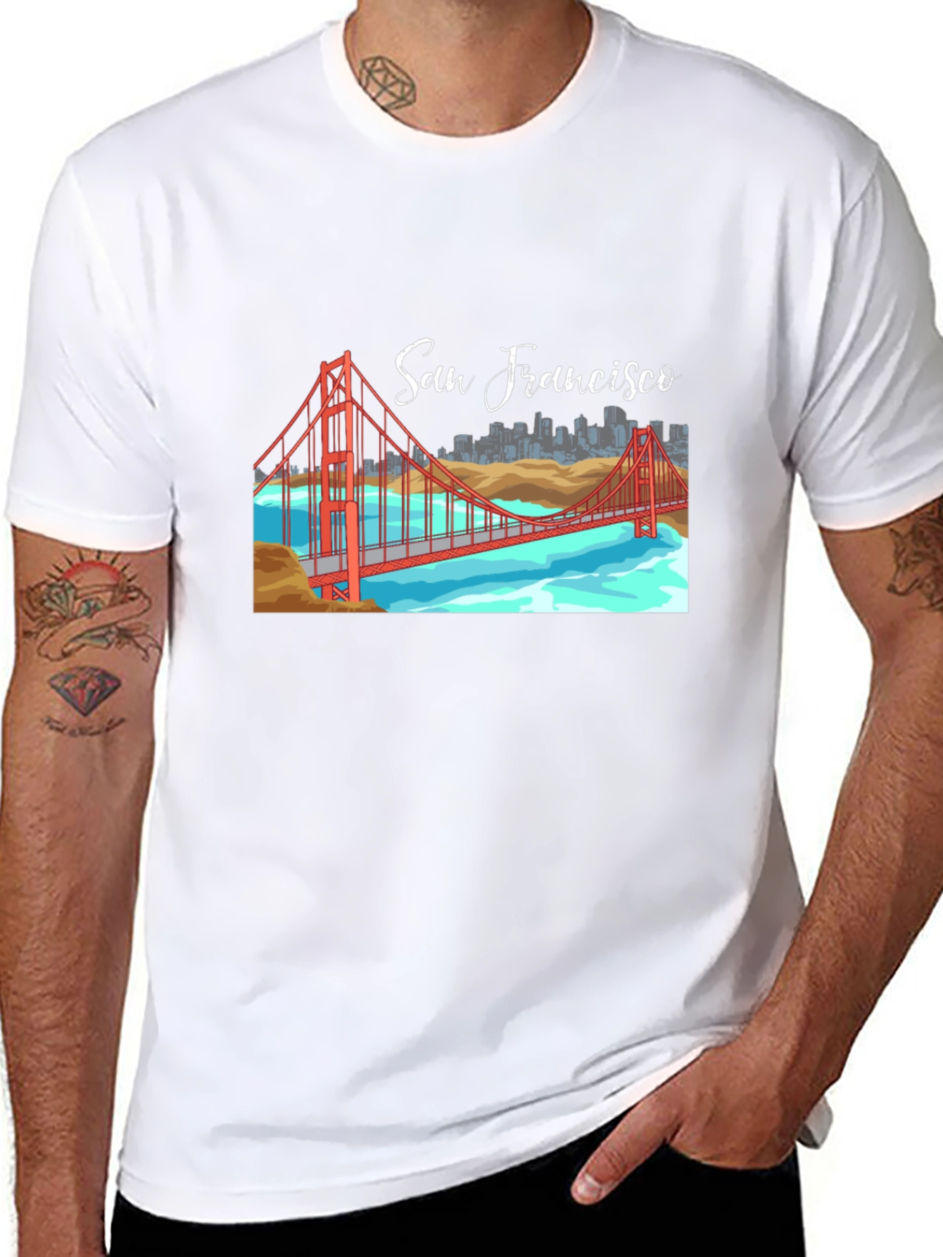 San Francisco Bridge Graphic Tee