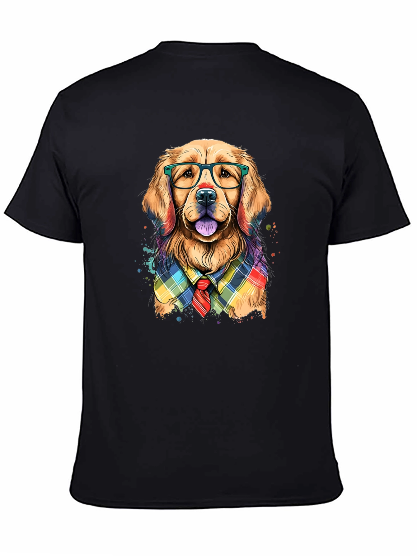 Dog with Glasses Graphic Tee