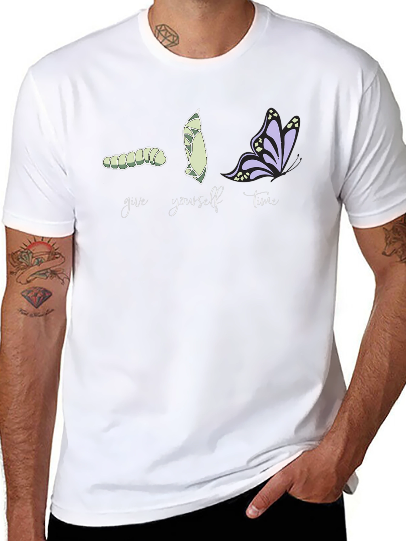 Give Yourself Time Butterfly T-Shirt