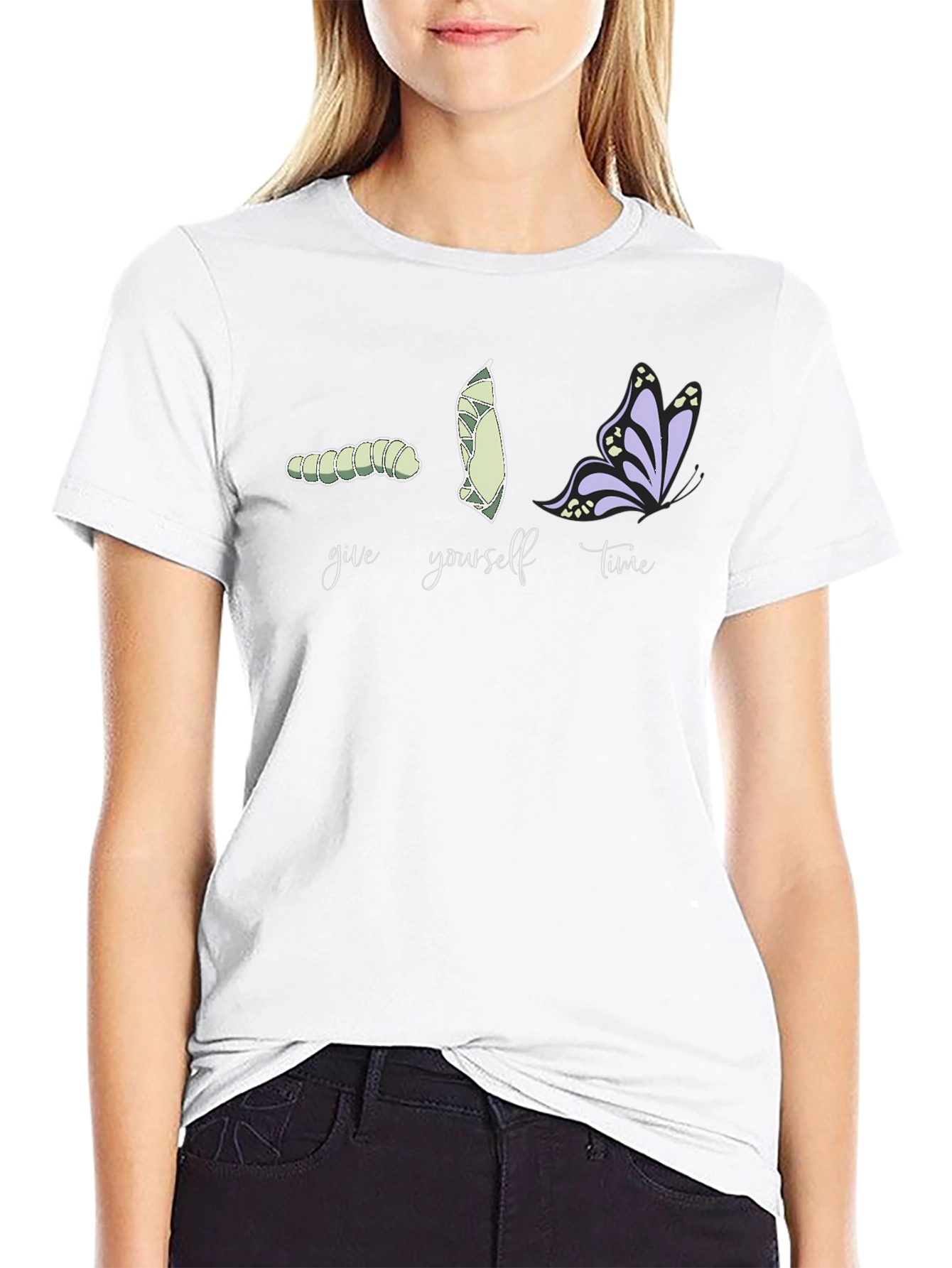Give Yourself Time Butterfly T-Shirt