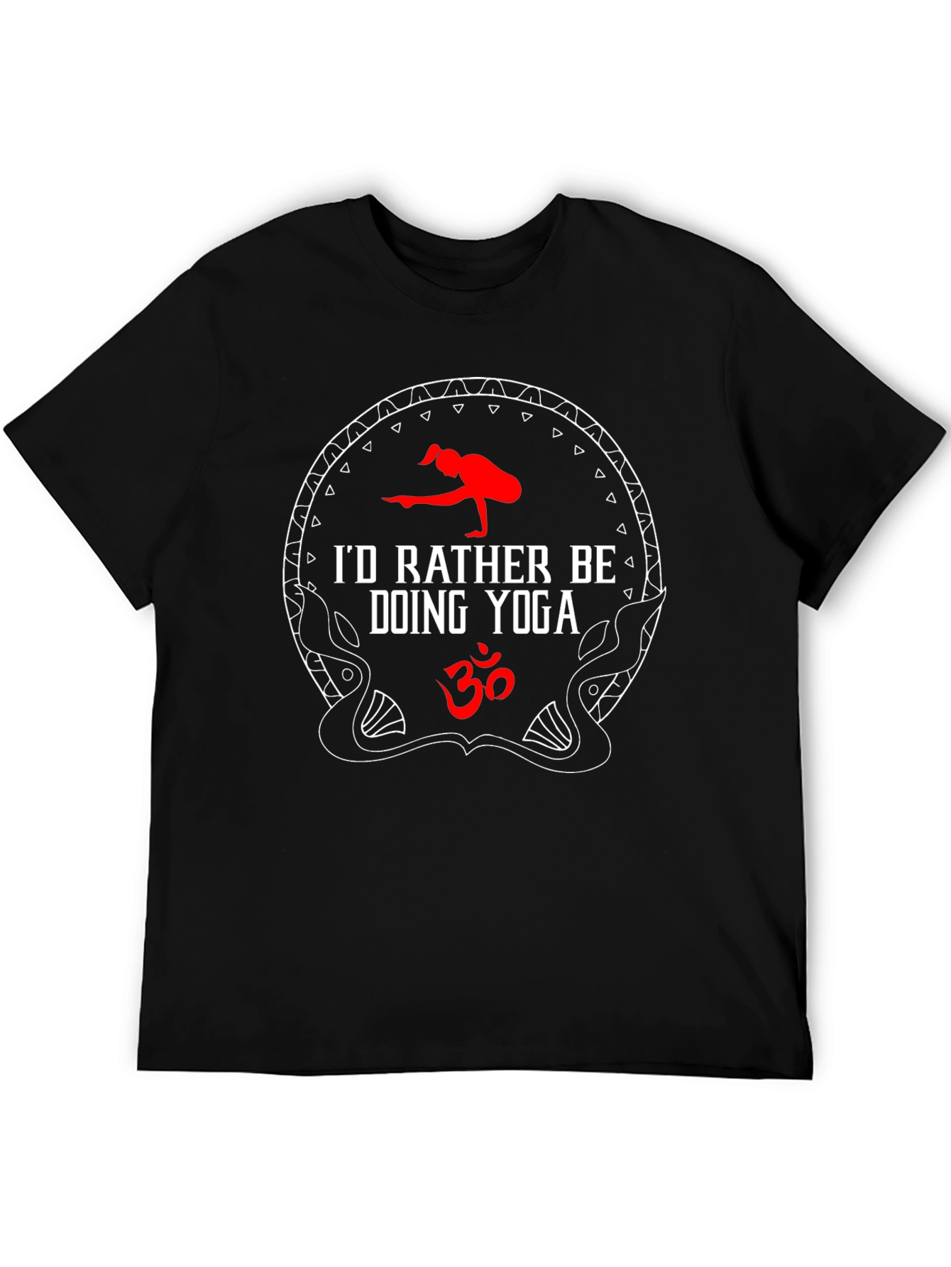 Yoga Lover T-Shirt - Id Rather Be Doing Yoga