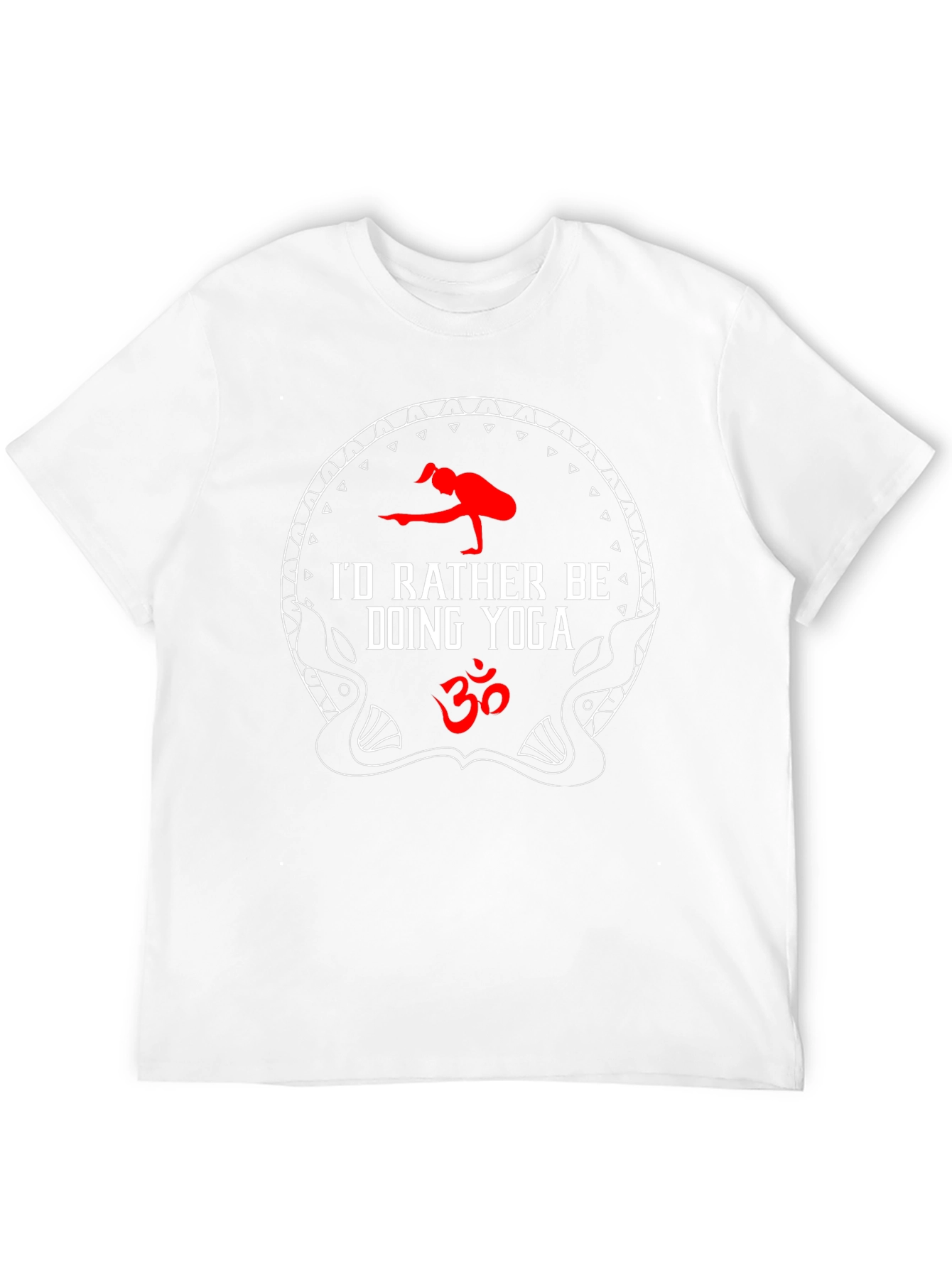 Yoga Lover T-Shirt - Id Rather Be Doing Yoga
