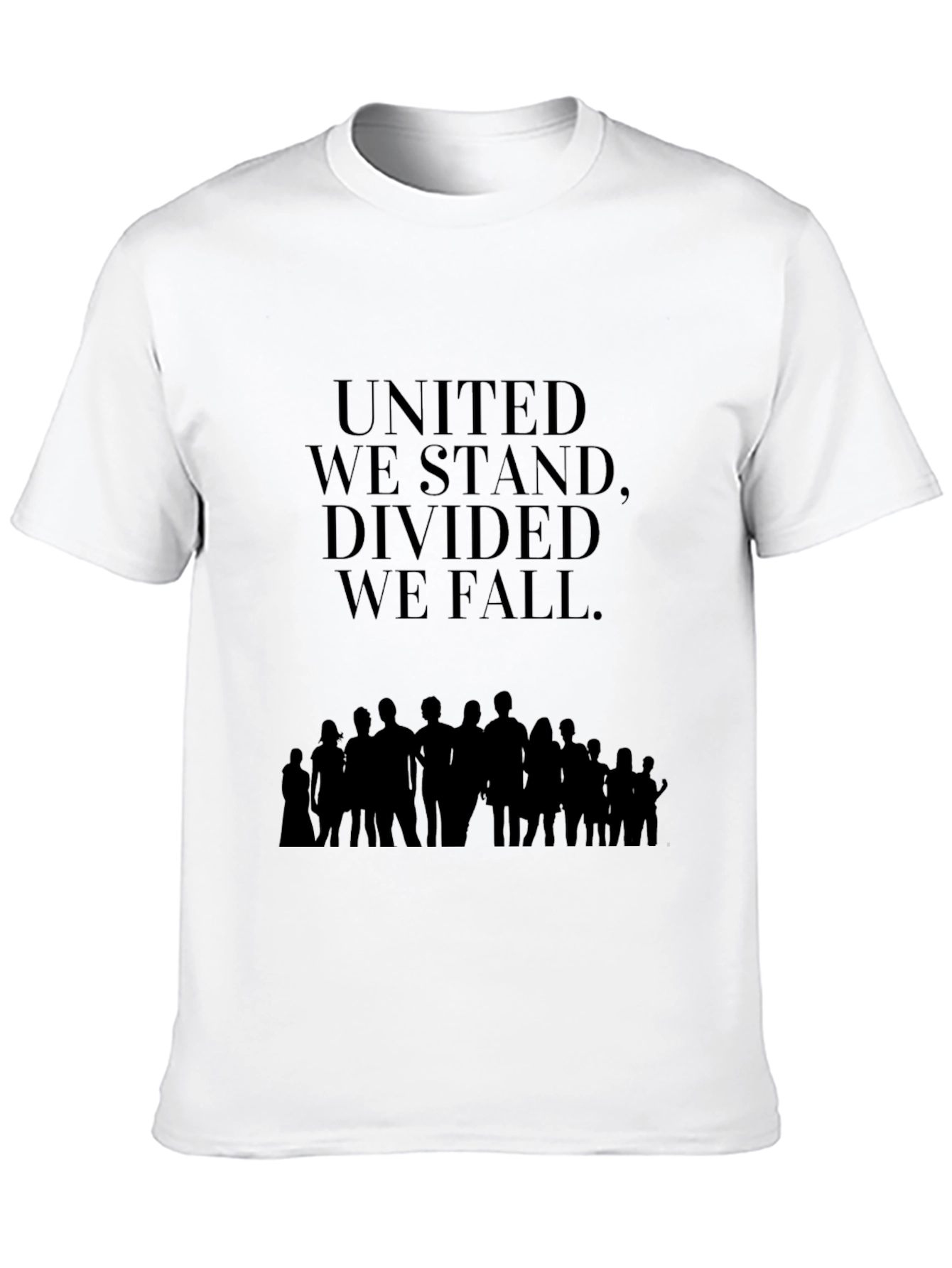 United We Stand Black Graphic Tee
