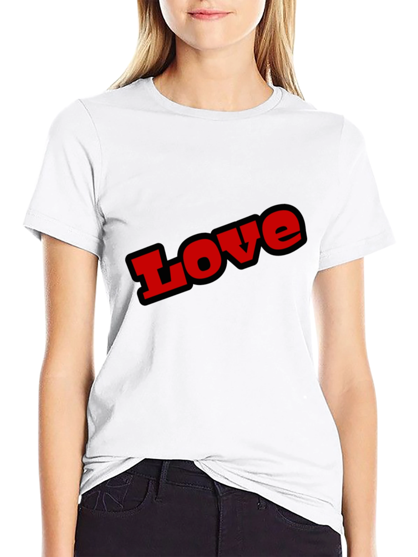 Love Graphic Black T-Shirt