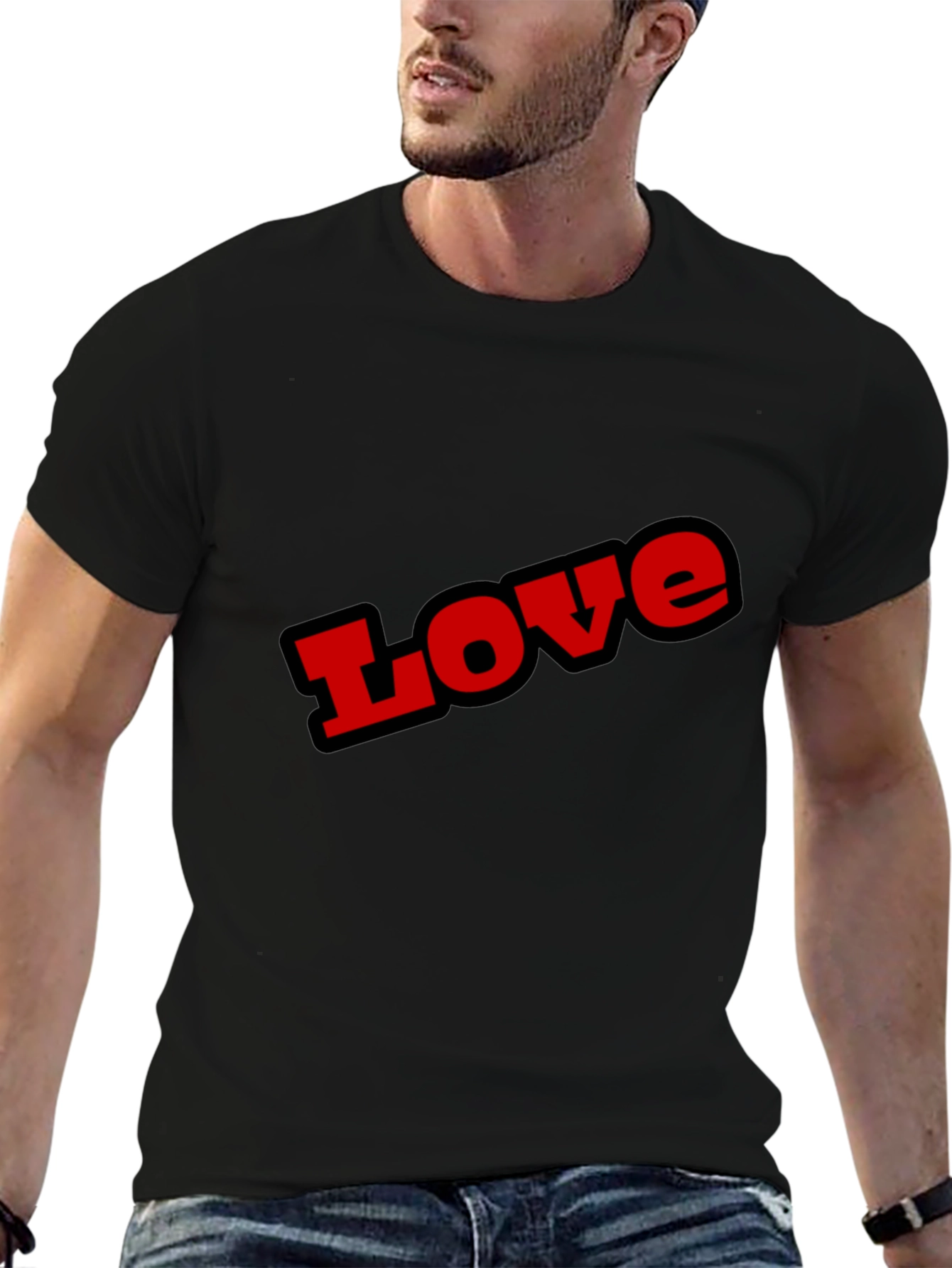 Love Graphic Black T-Shirt