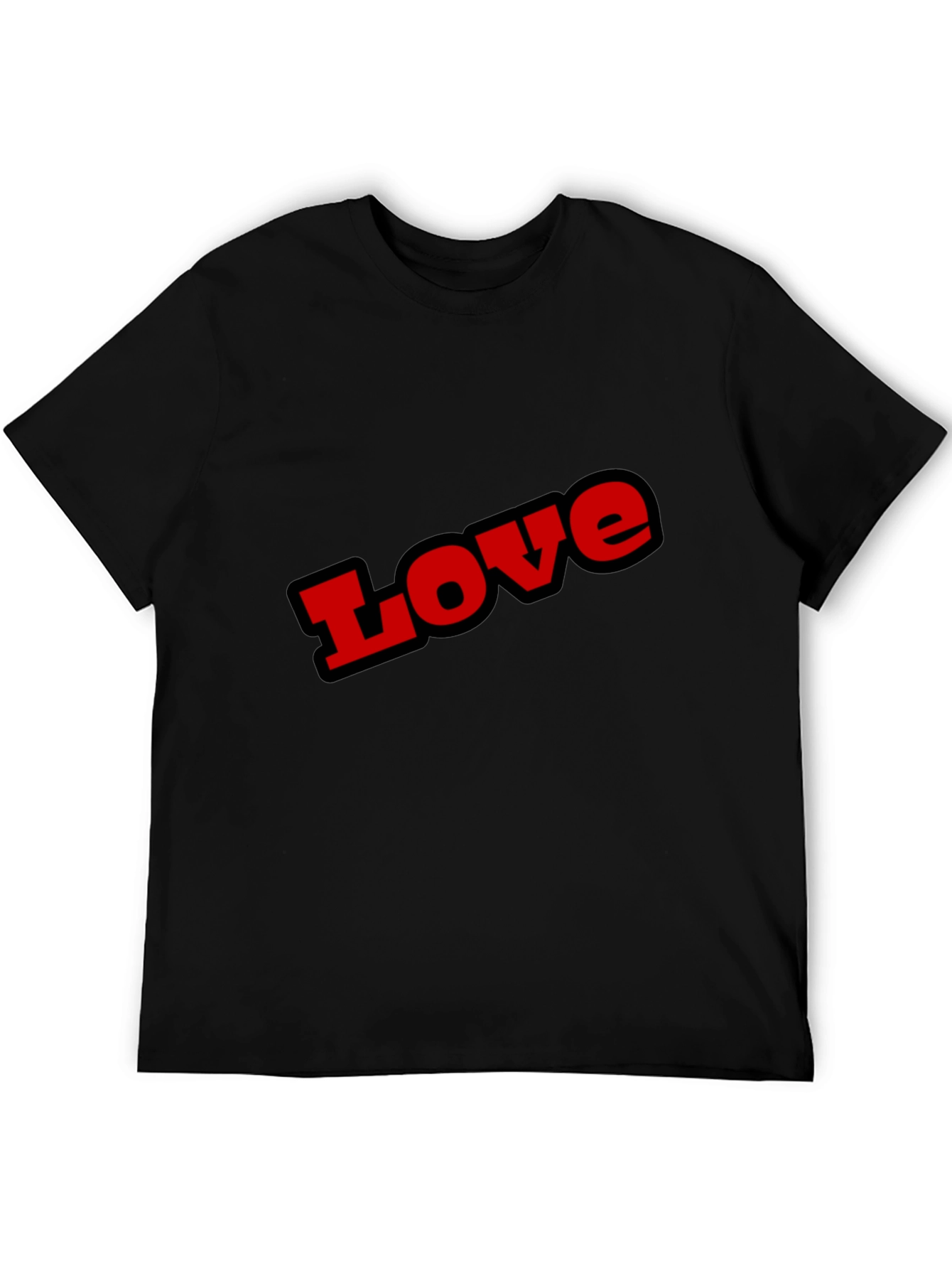 Love Graphic Black T-Shirt