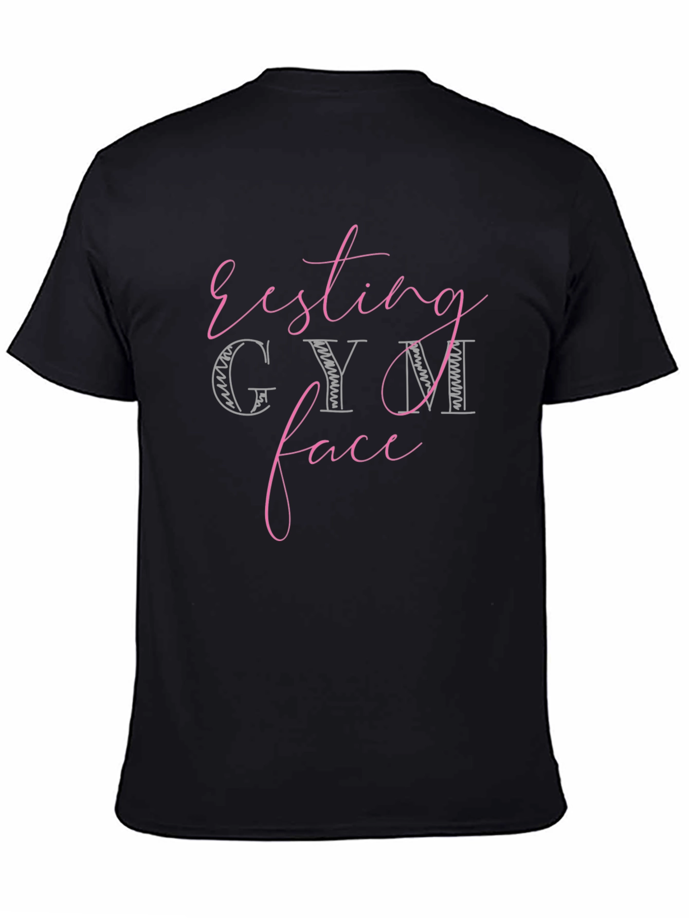 Resting Gym Face Black T-Shirt