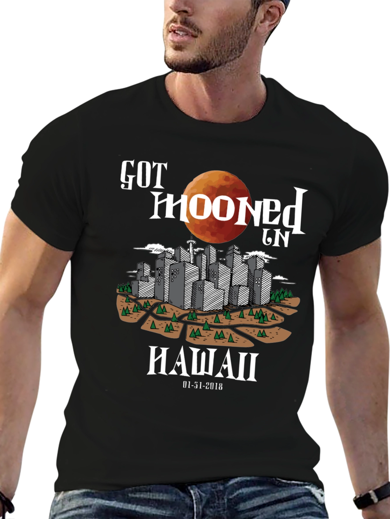 Got Mooned in Hawaii T-Shirt - Eclipse 2018