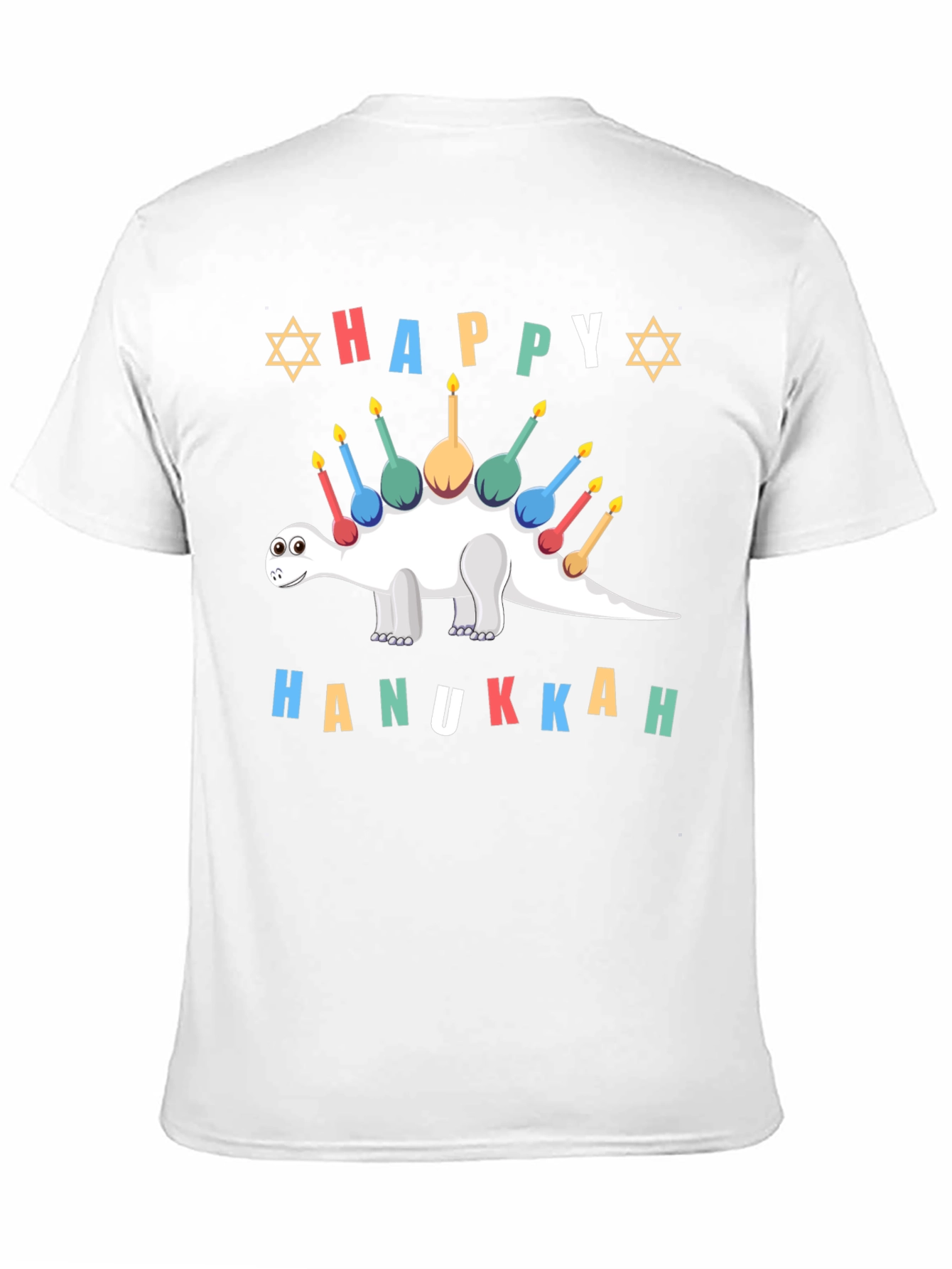 Happy Hanukkah Stegosaurus T-Shirt
