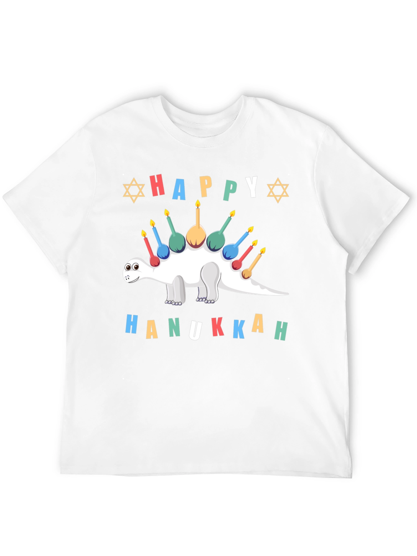 Happy Hanukkah Stegosaurus T-Shirt