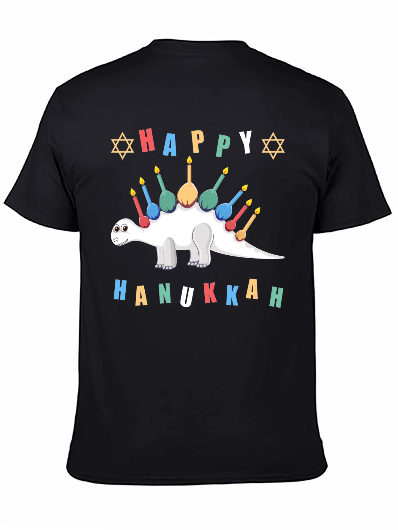 Happy Hanukkah Stegosaurus T-Shirt
