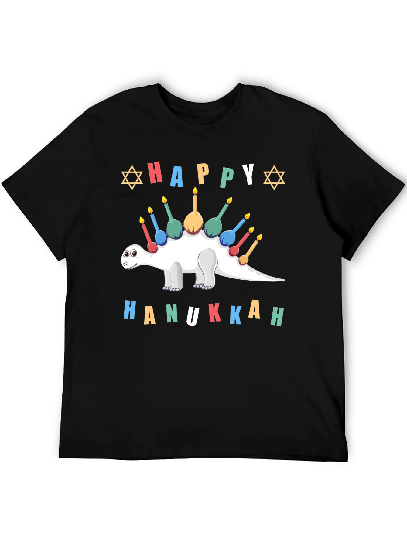 Happy Hanukkah Stegosaurus T-Shirt