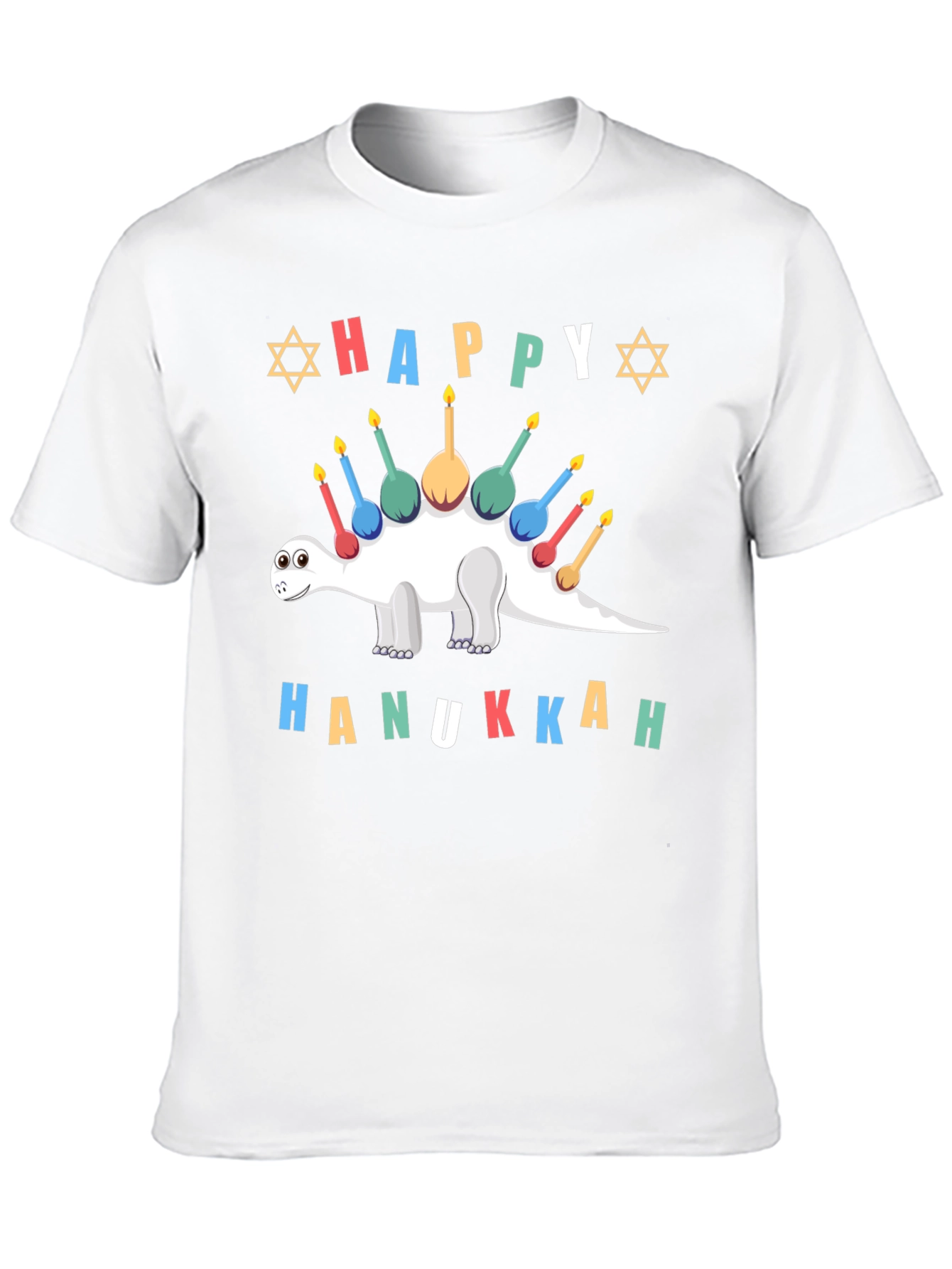Happy Hanukkah Stegosaurus T-Shirt