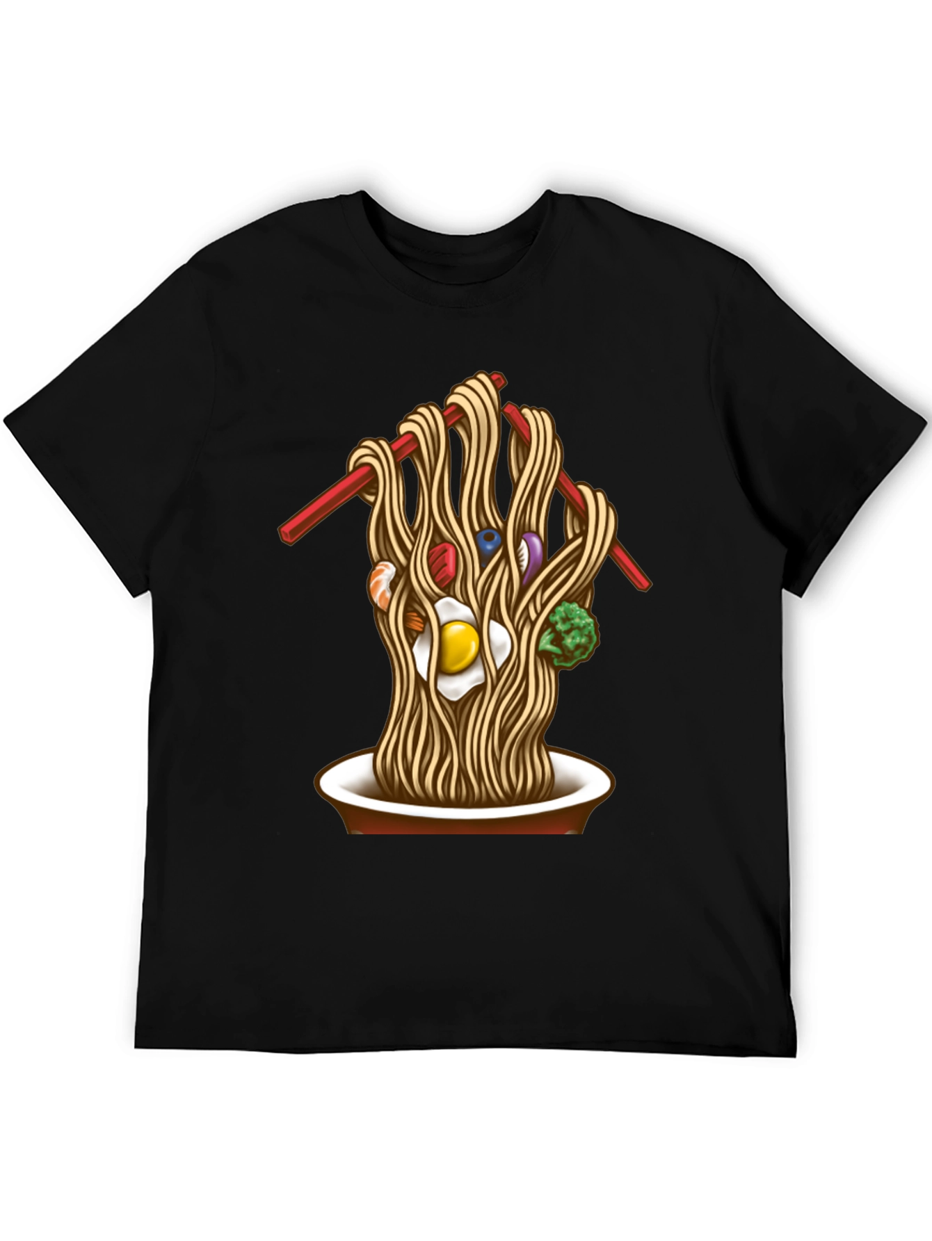 Noodle Bowl Graphic Tee - Unique Ramen Design T-Shirt
