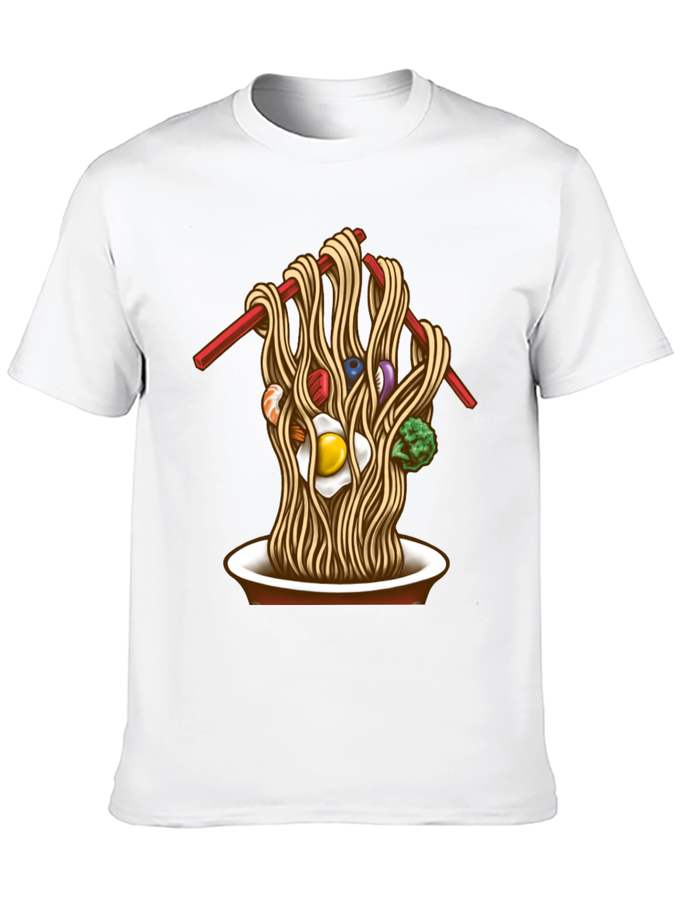 Noodle Bowl Graphic Tee - Unique Ramen Design T-Shirt
