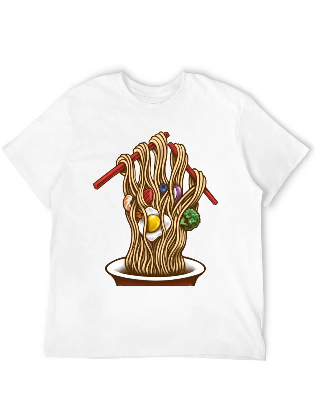 Noodle Bowl Graphic Tee - Unique Ramen Design T-Shirt