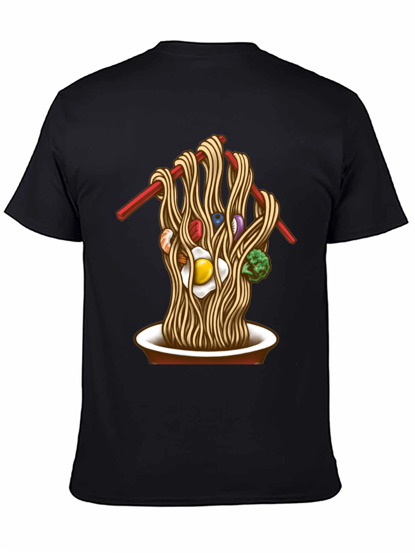 Noodle Bowl Graphic Tee - Unique Ramen Design T-Shirt
