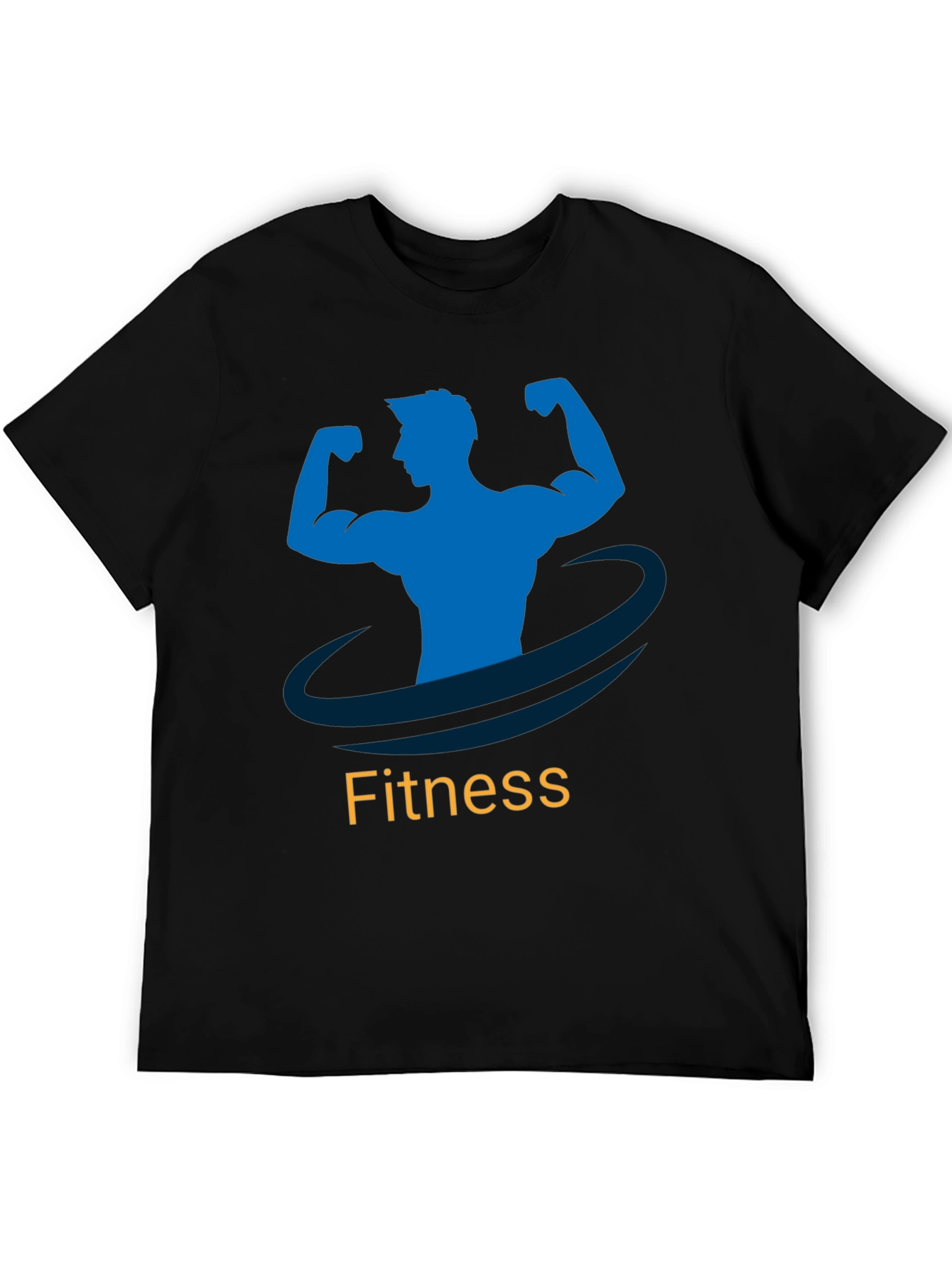 Fitness Graphic Tee - Mens Black T-Shirt